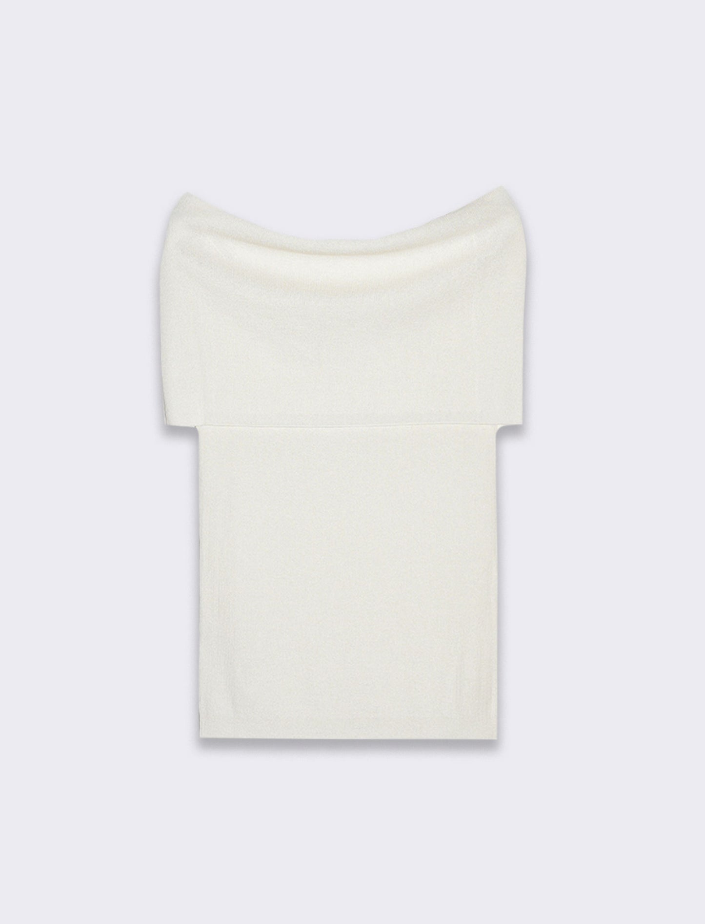 Maglia off shoulder da donna - Avorio
