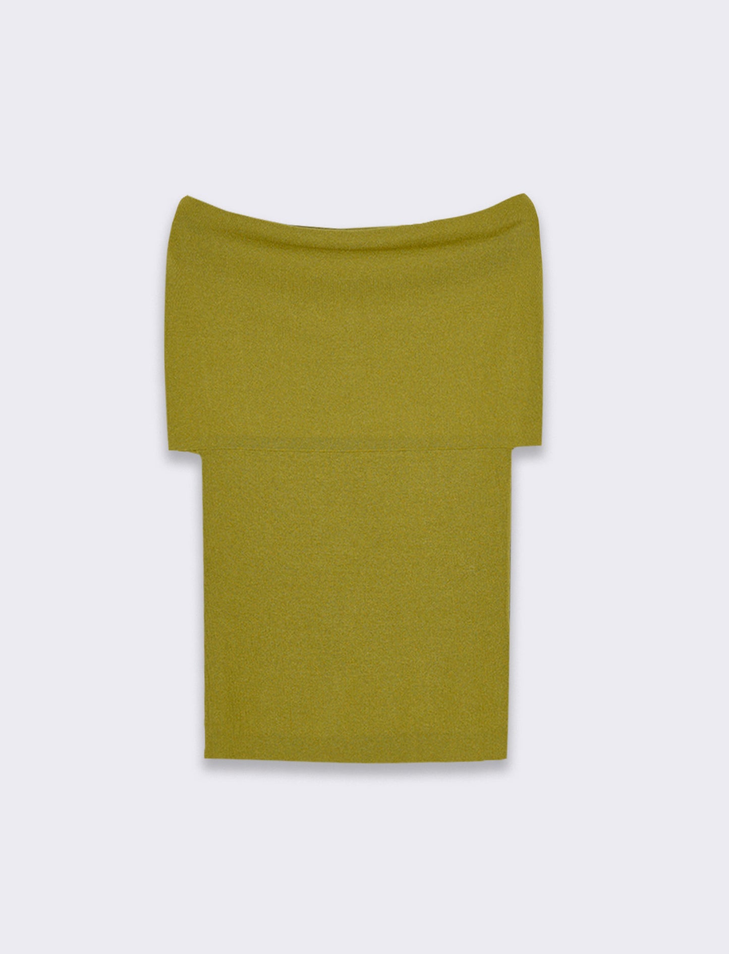 Woman's off shoulder knit top - Green