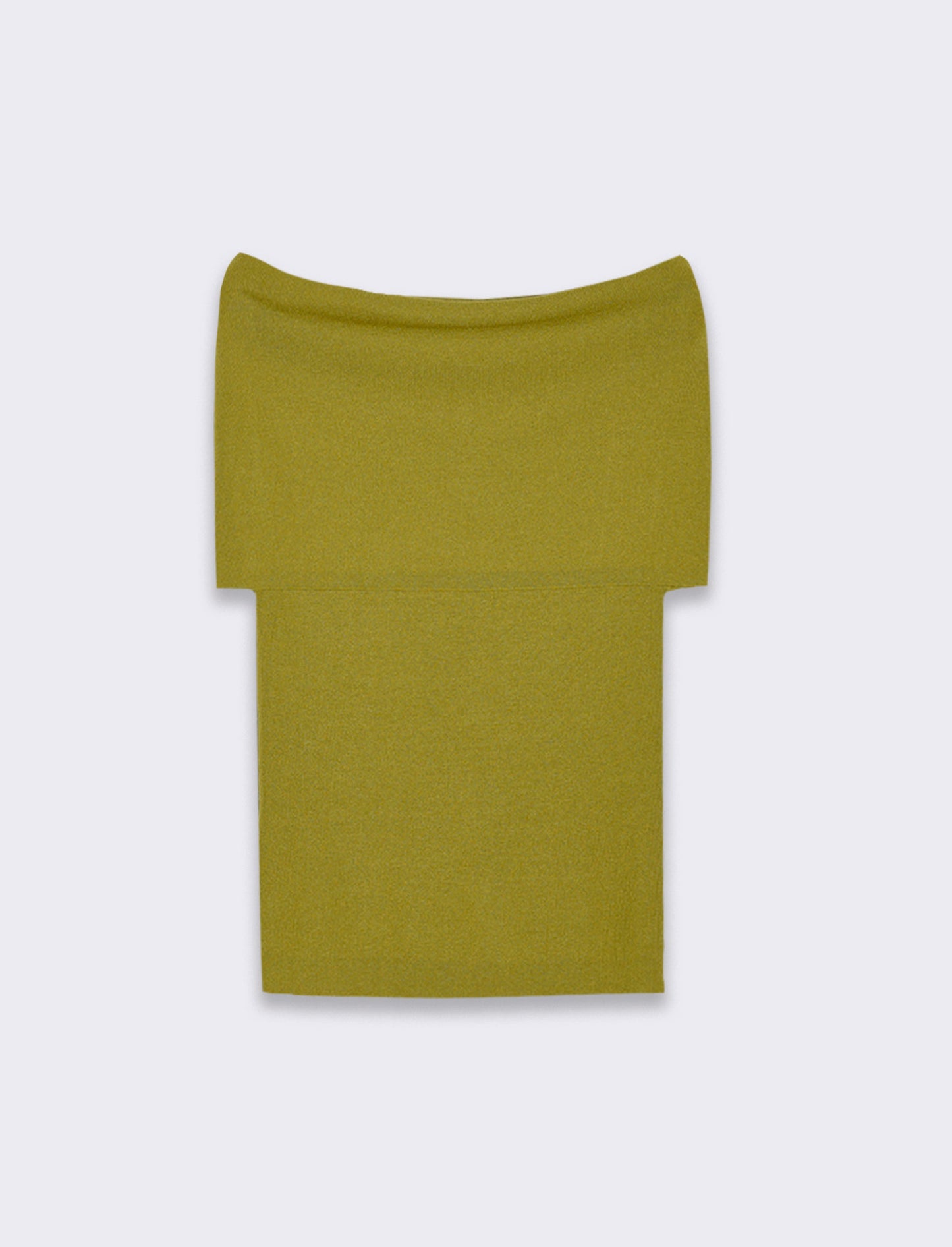 Woman's off shoulder knit top - Green