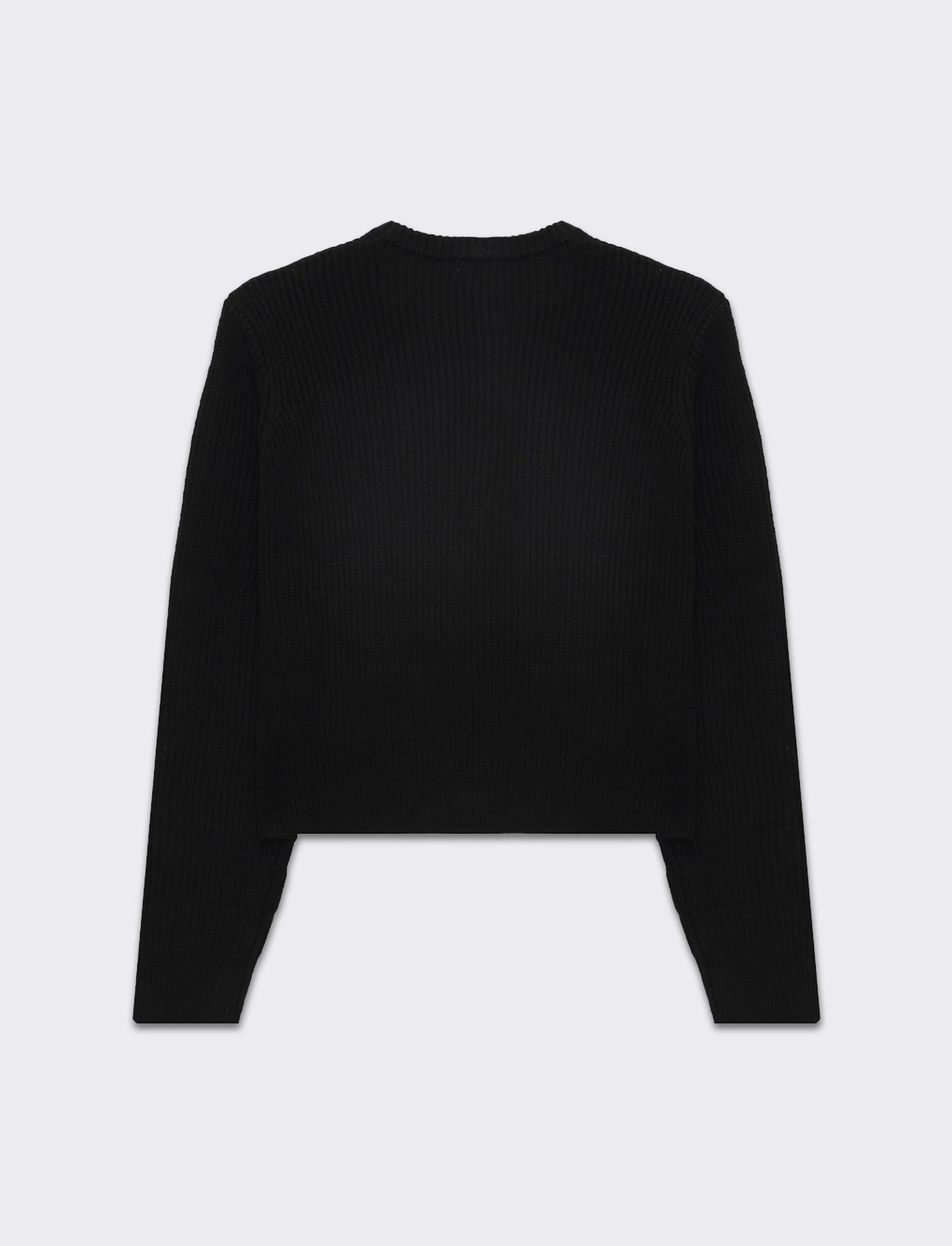 Cardigan con paillettes da donna - Nero