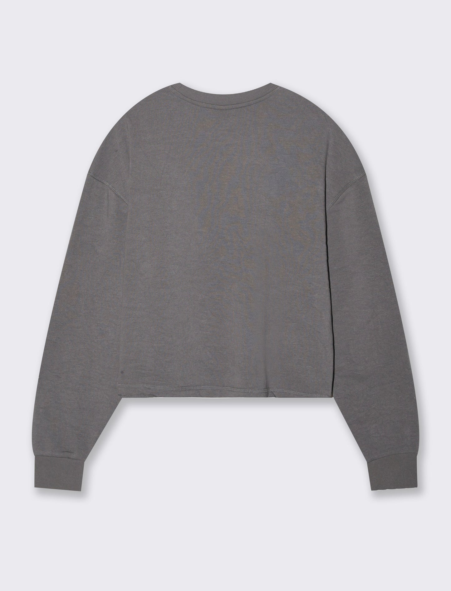 Woman's long sleeve crew neck sweatshirt - Grey