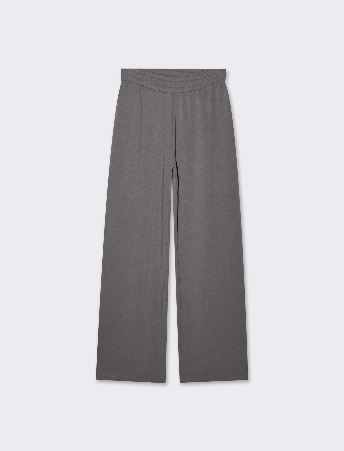 Woman's basic flare joggers for everyday comfort - Grey