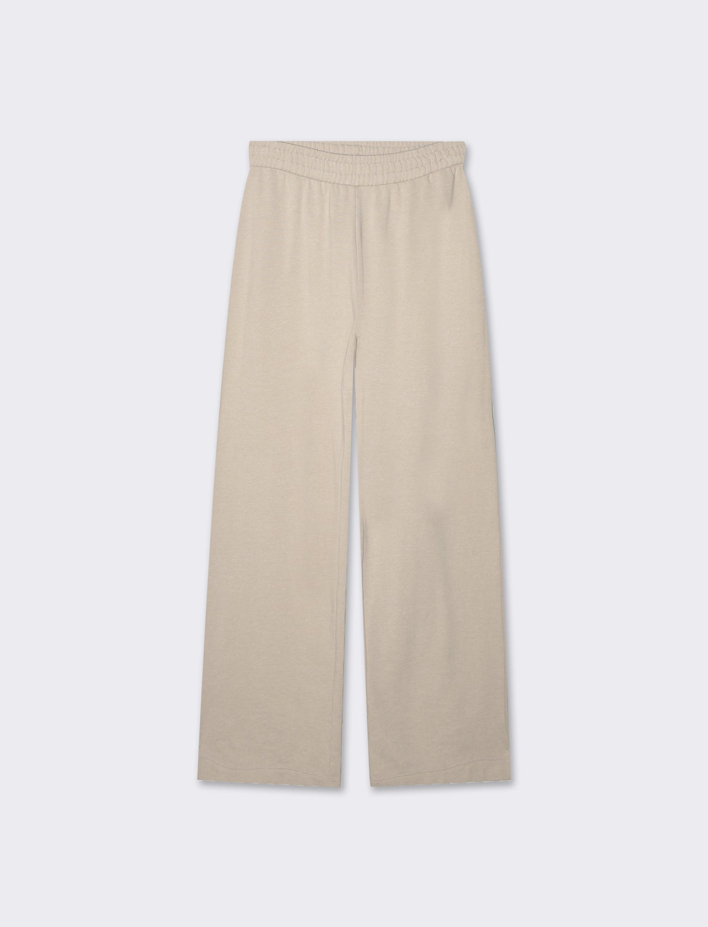 Woman's basic flare joggers for everyday comfort - Beige