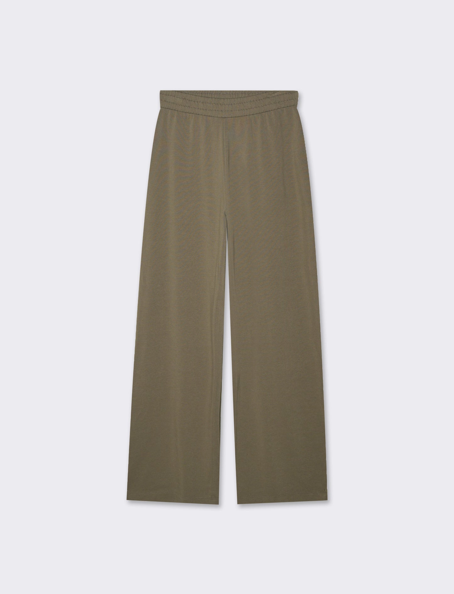 Woman's basic flare joggers for everyday comfort - Green