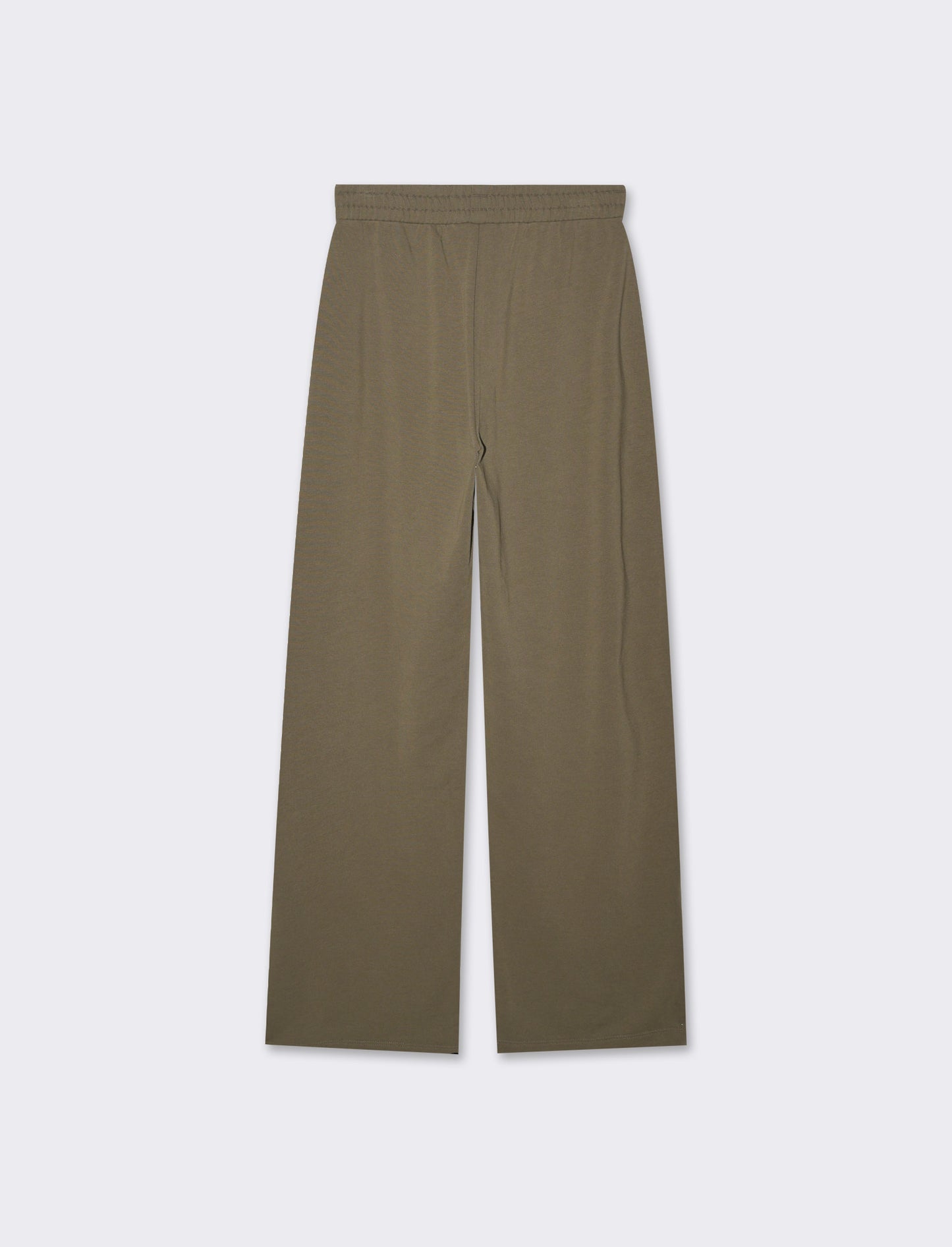 Woman's basic flare joggers for everyday comfort - Green