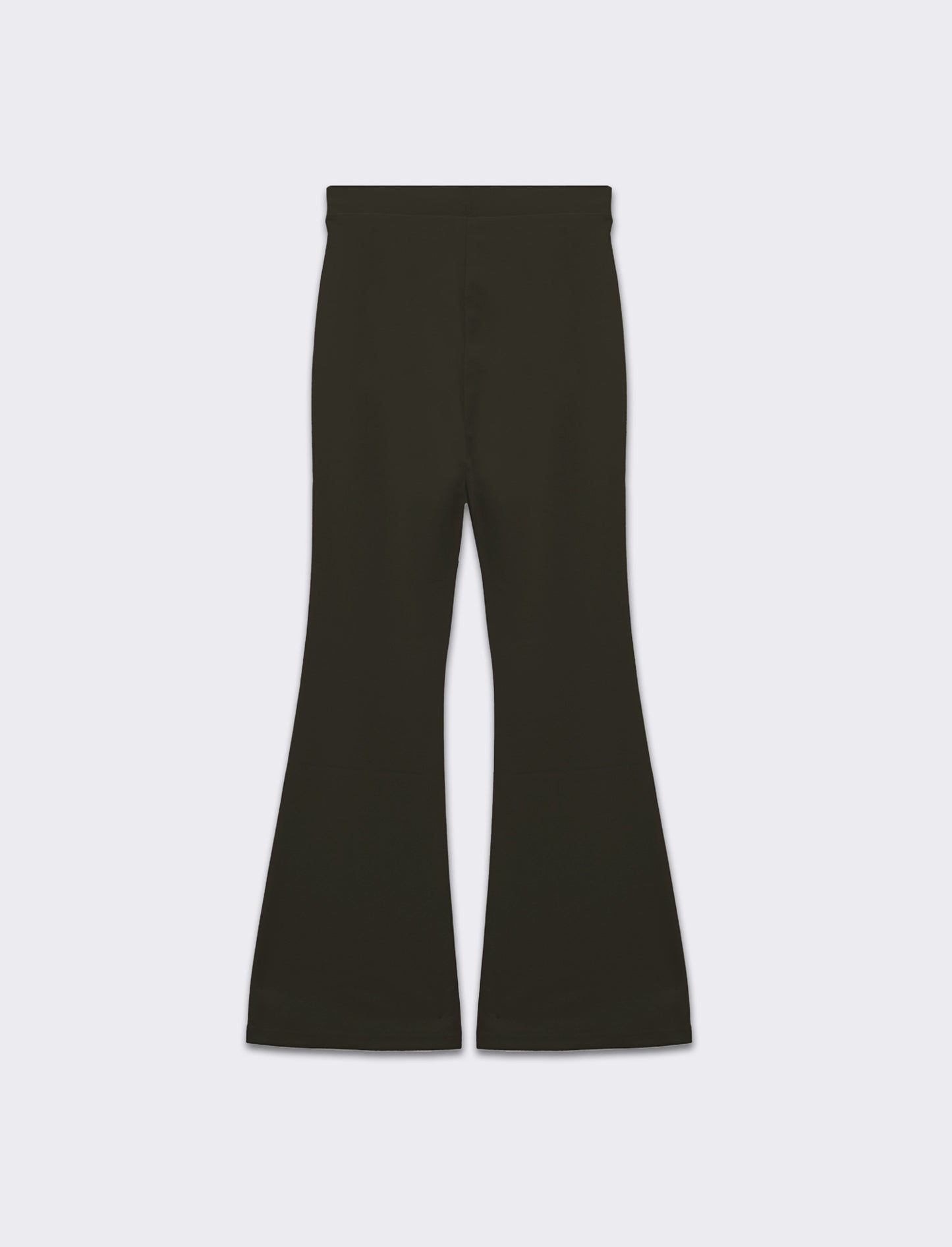 Woman's basic flare pants for everyday style - Green