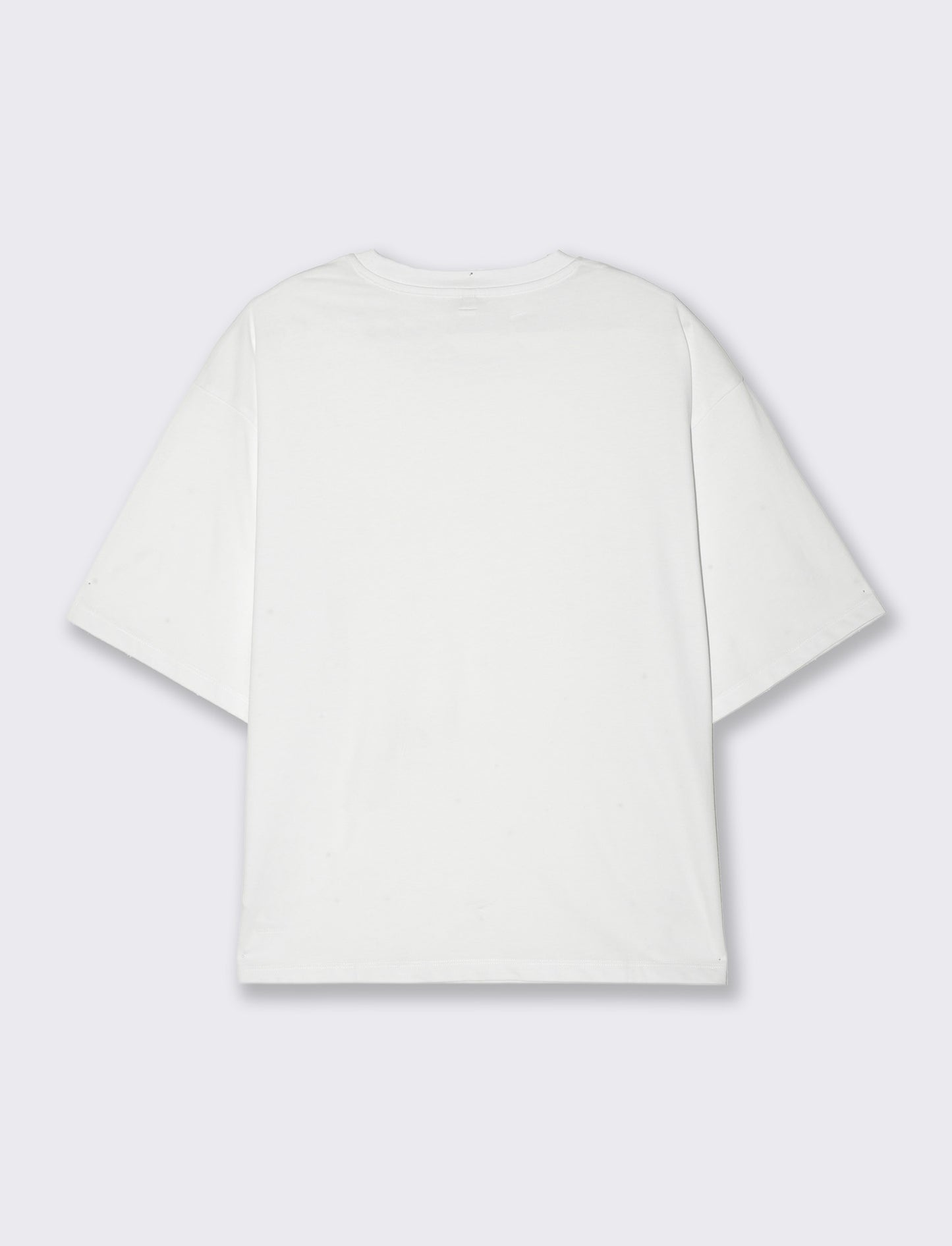 T-shirt con applicazioni da donna - Bianco