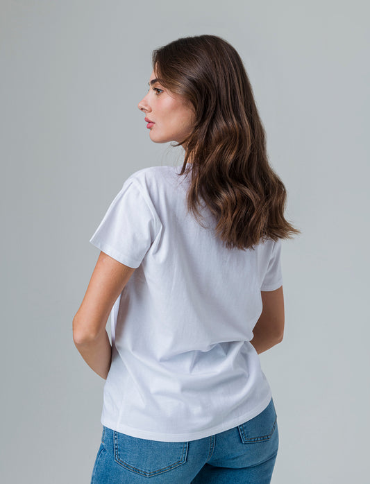 T-shirt manica corta da donna - var 1