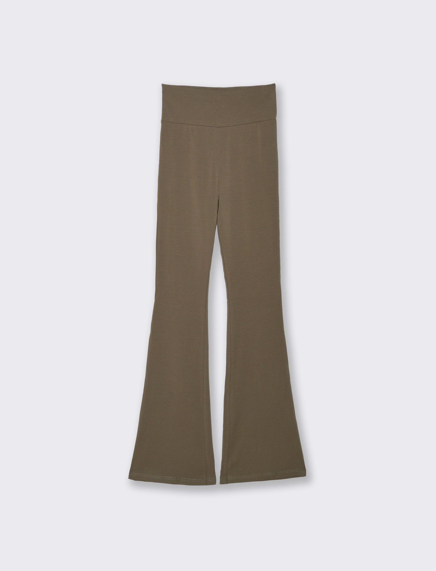 Legging basico flare da donna - Verde salvia
