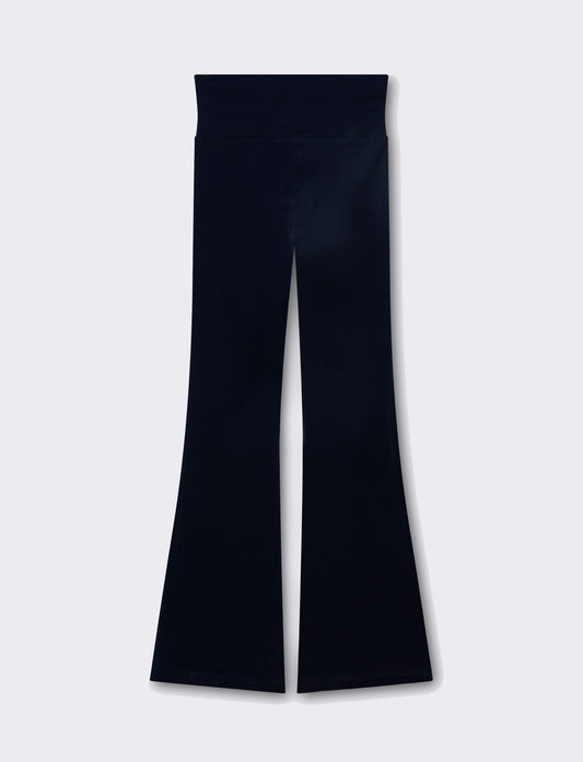 Legging basico flare da donna - Blu