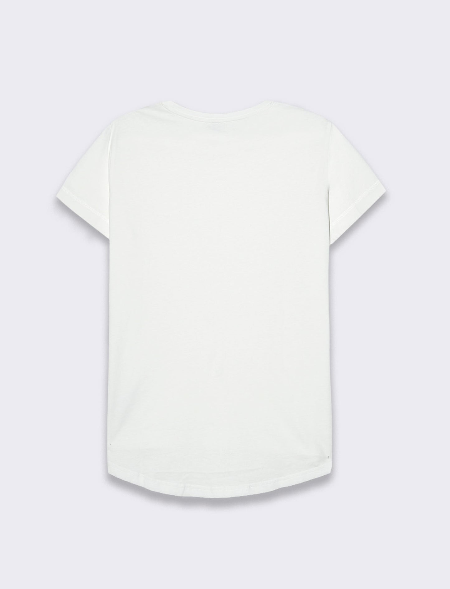 T-shirt basica da donna - Bianco