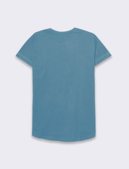 T-shirt basica da donna - Denim