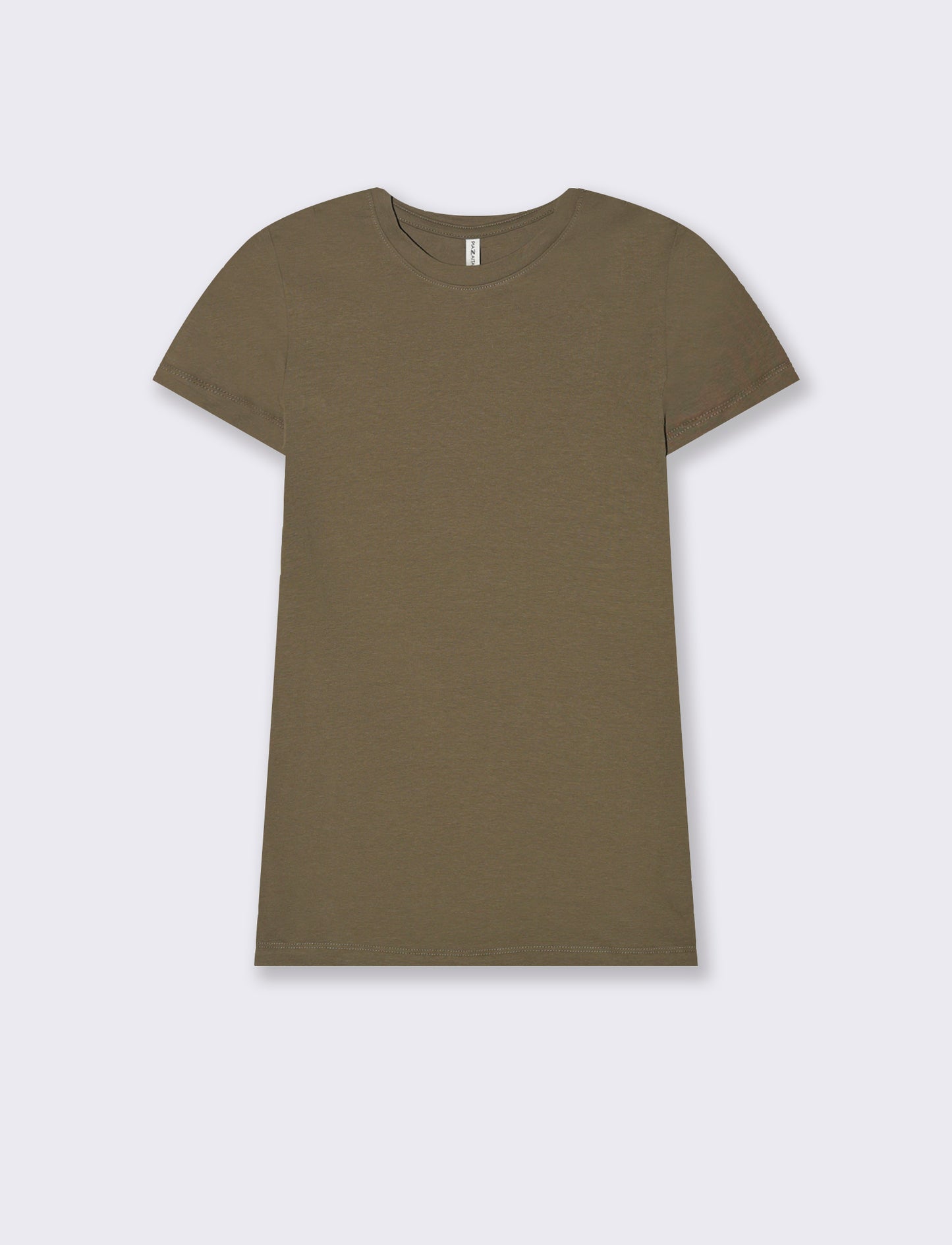 T-shirt basica da donna - Verde salvia