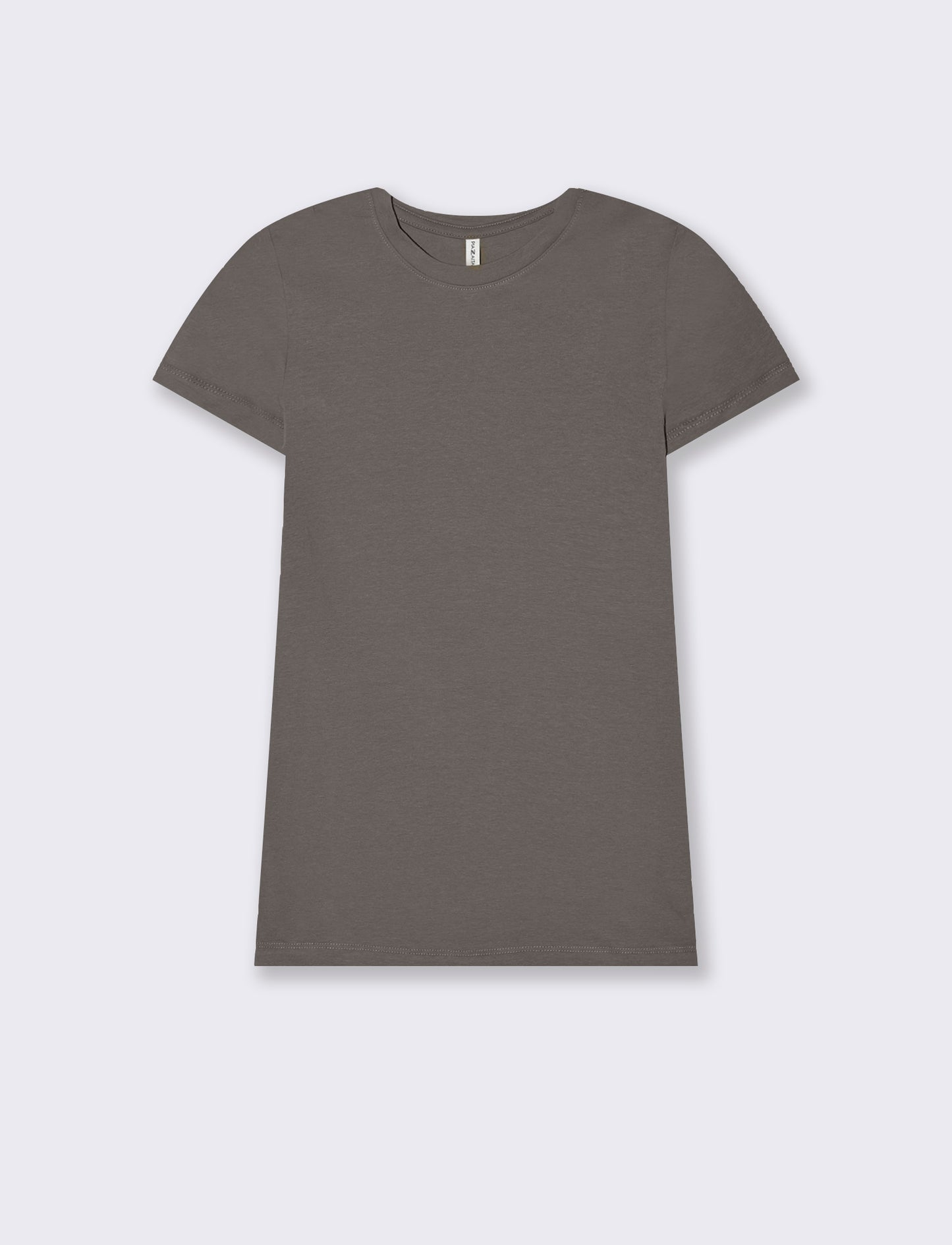 T-shirt basica da donna - Grigio piombo