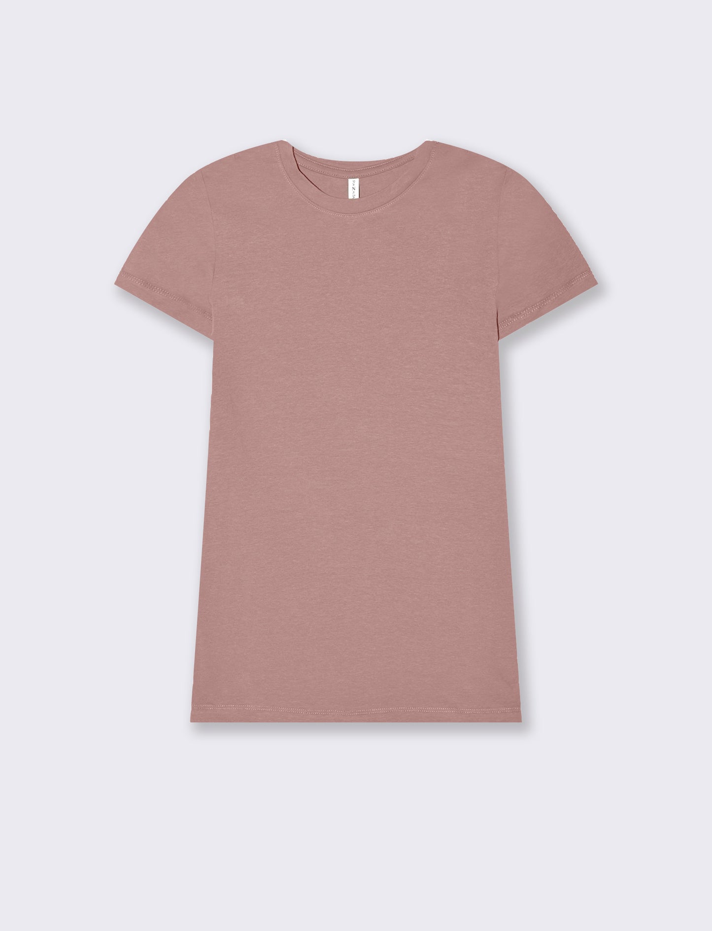 T-shirt basica da donna - Rosa antico