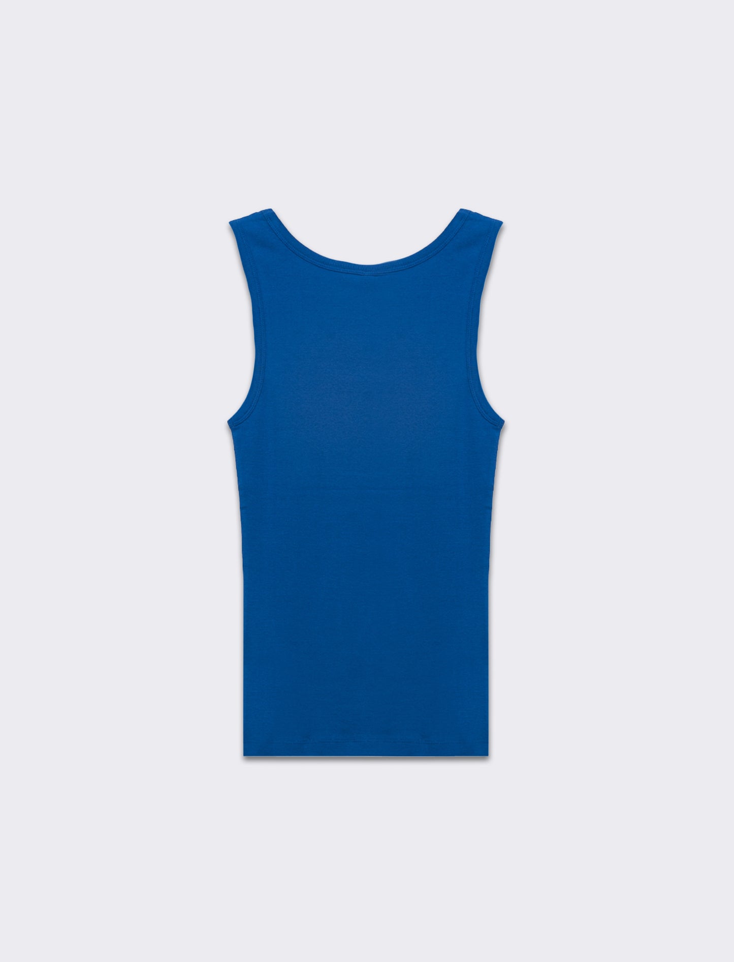 Top canottiera basico da donna - Azzurro
