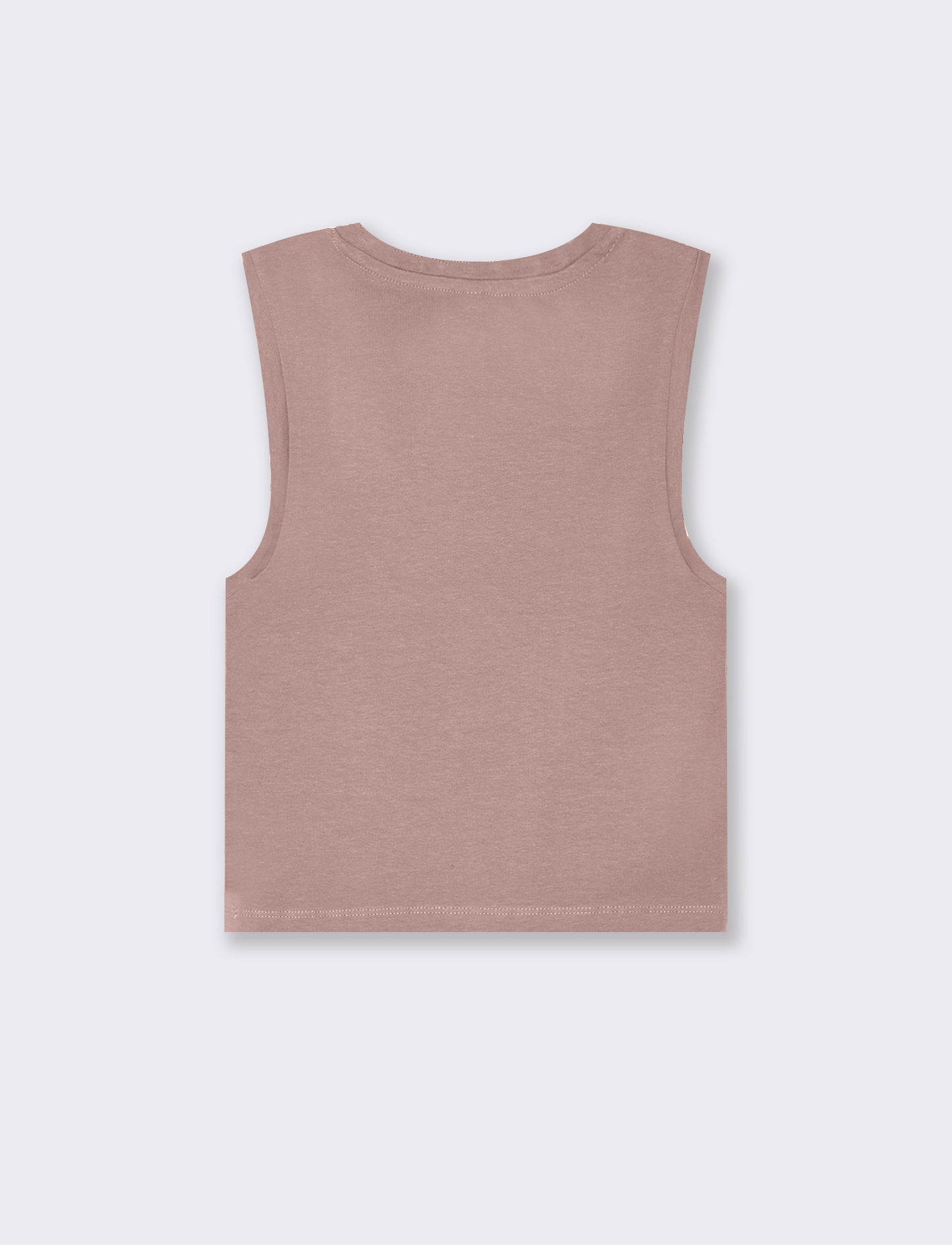 Top canottiera crop da donna - Rosa antico