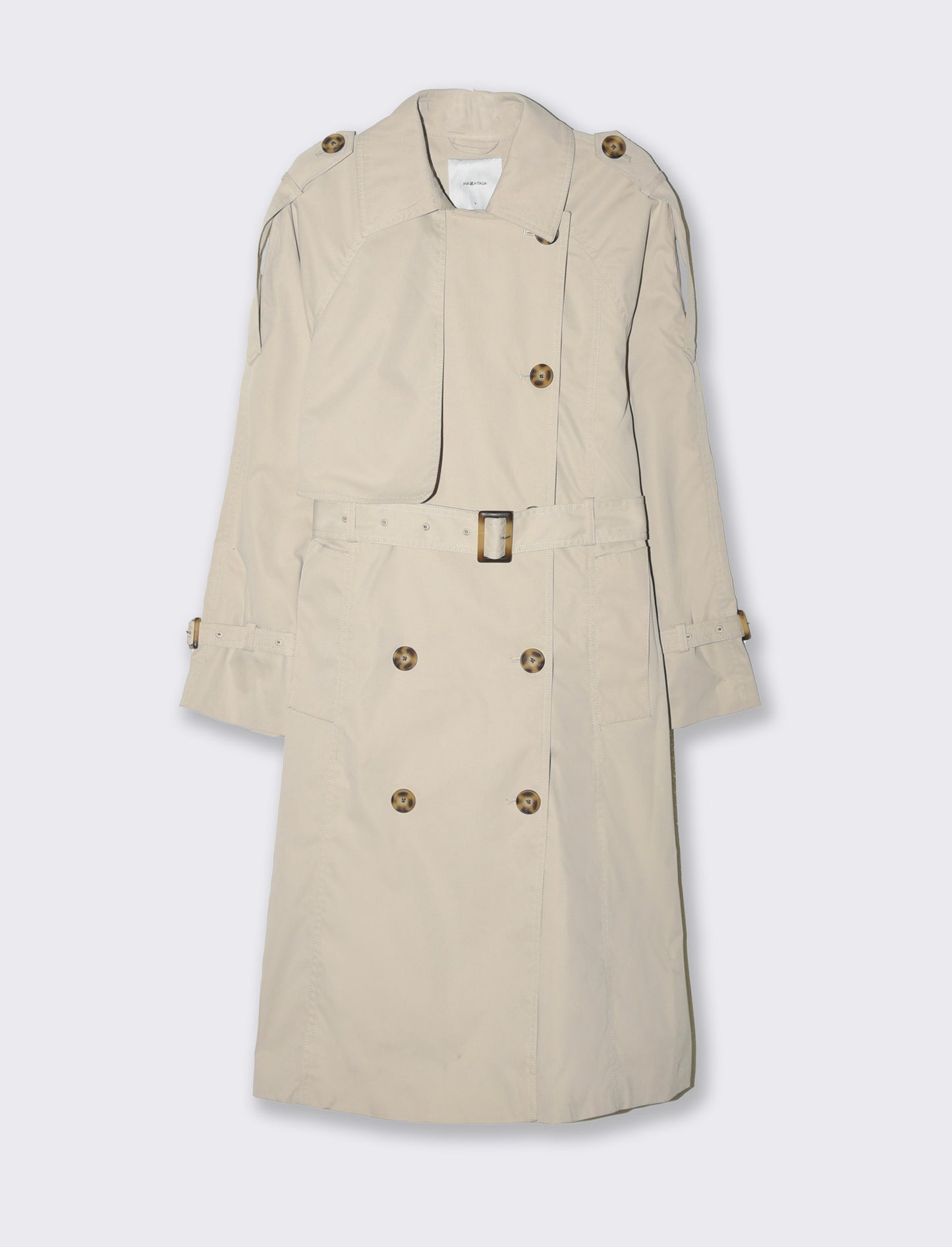 Trench doppio petto da donna - Sabbia