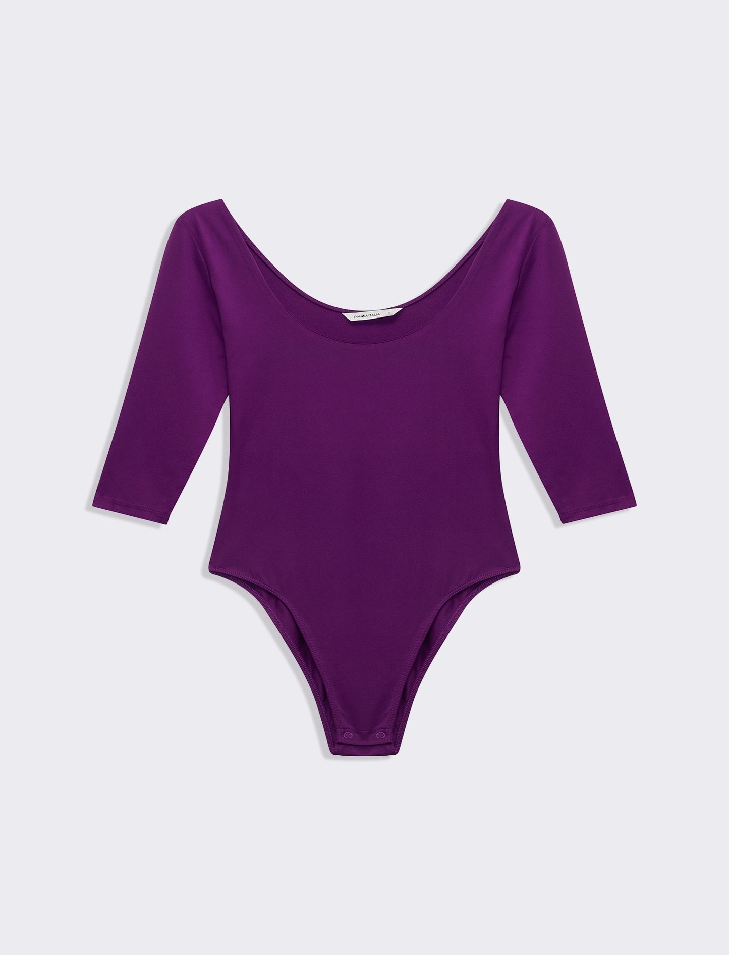 Body mezzamanica da donna - Viola