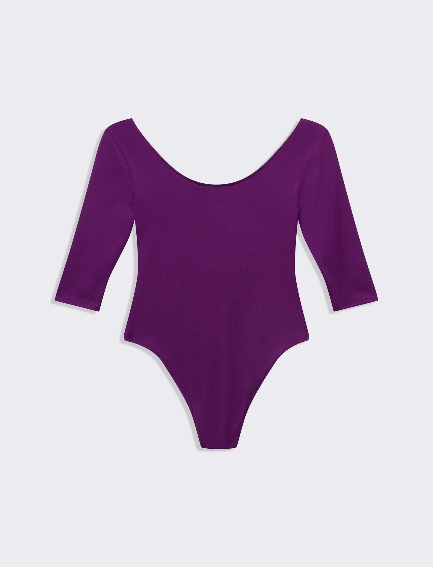 Body mezzamanica da donna - Viola