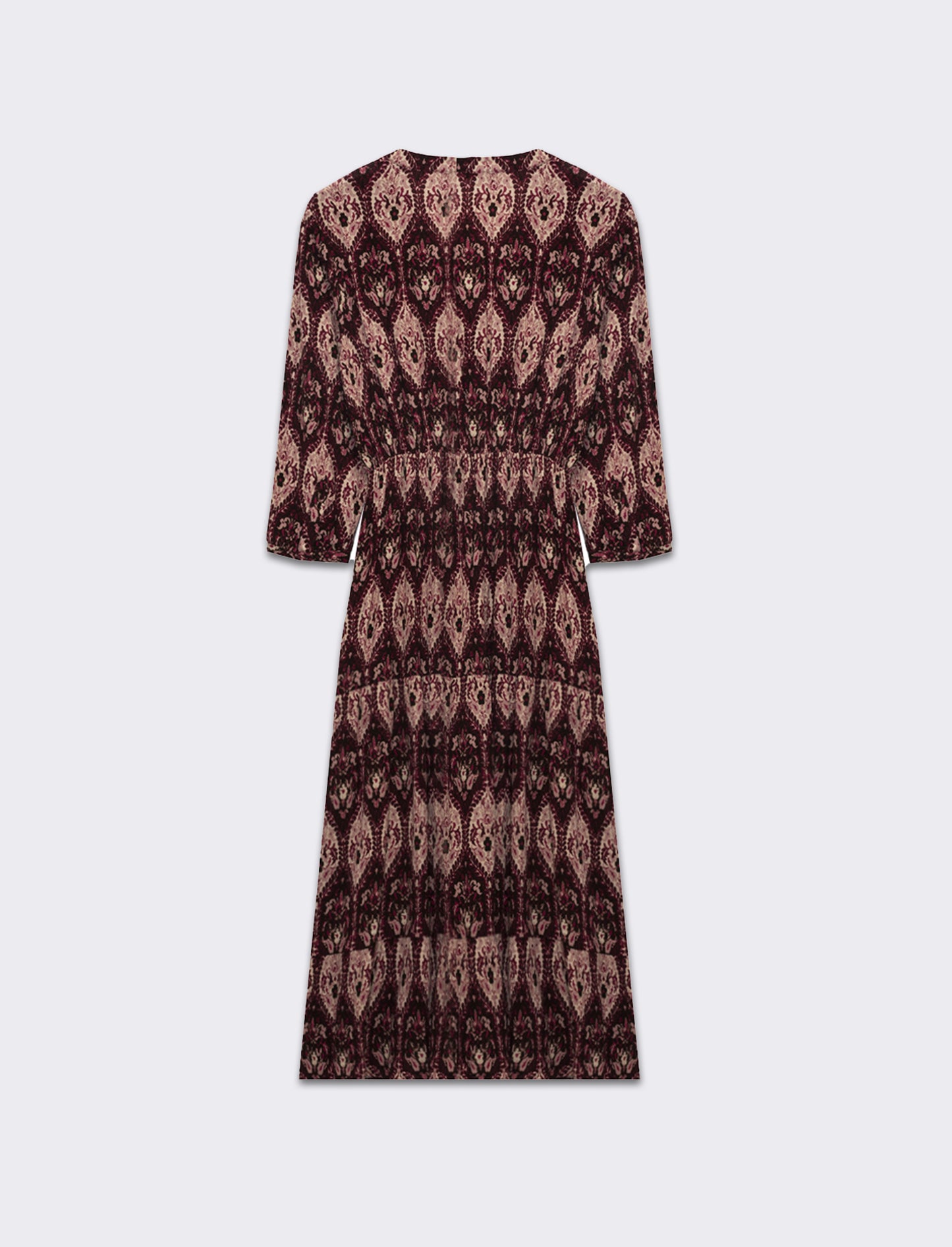 Vestito lungo con cintura da donna - var 2