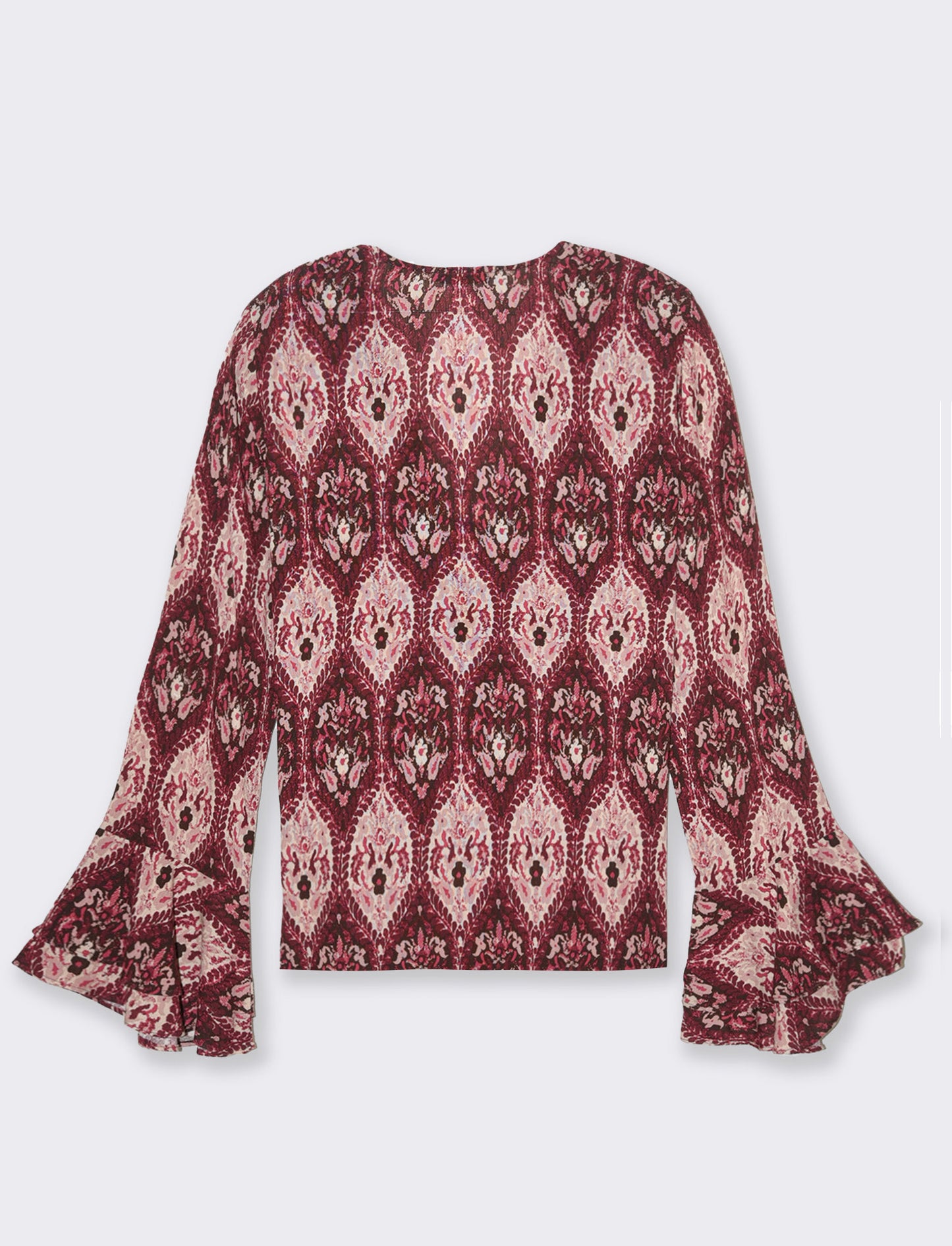Casacca stampata con rouches da donna - var 2