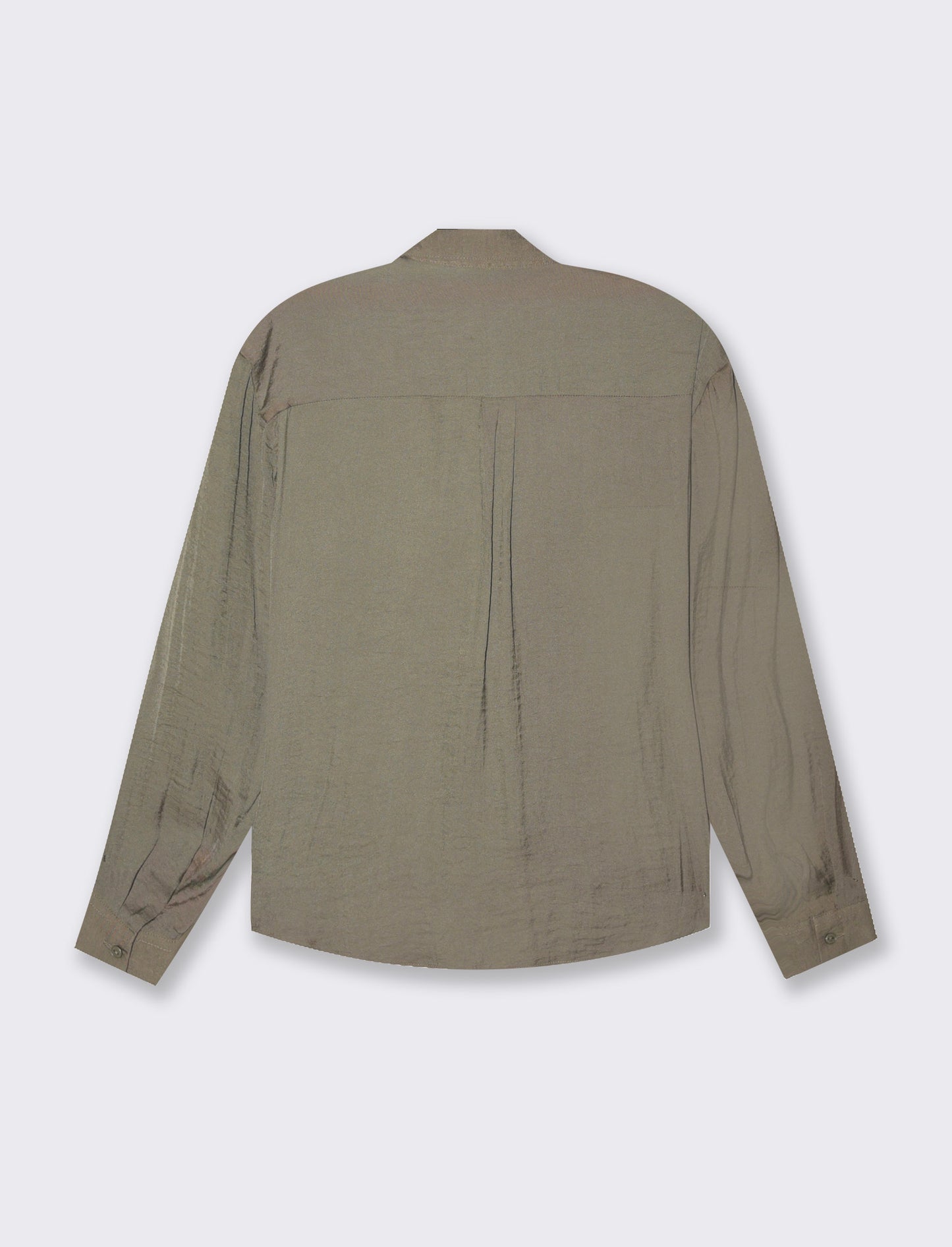 Woman's long sleeve cascading cardigan - Green