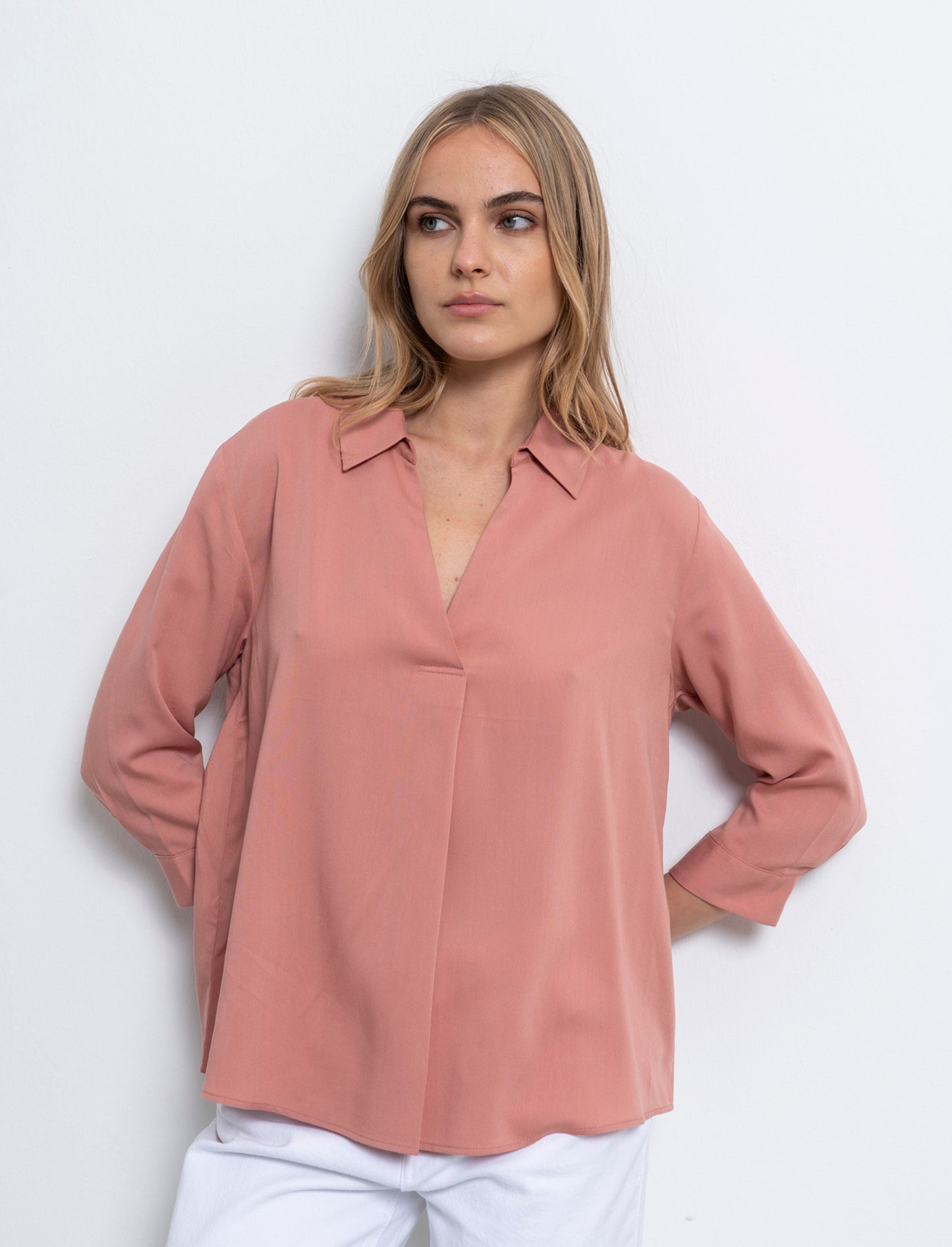 Casacca manica lunga da donna - Cipria