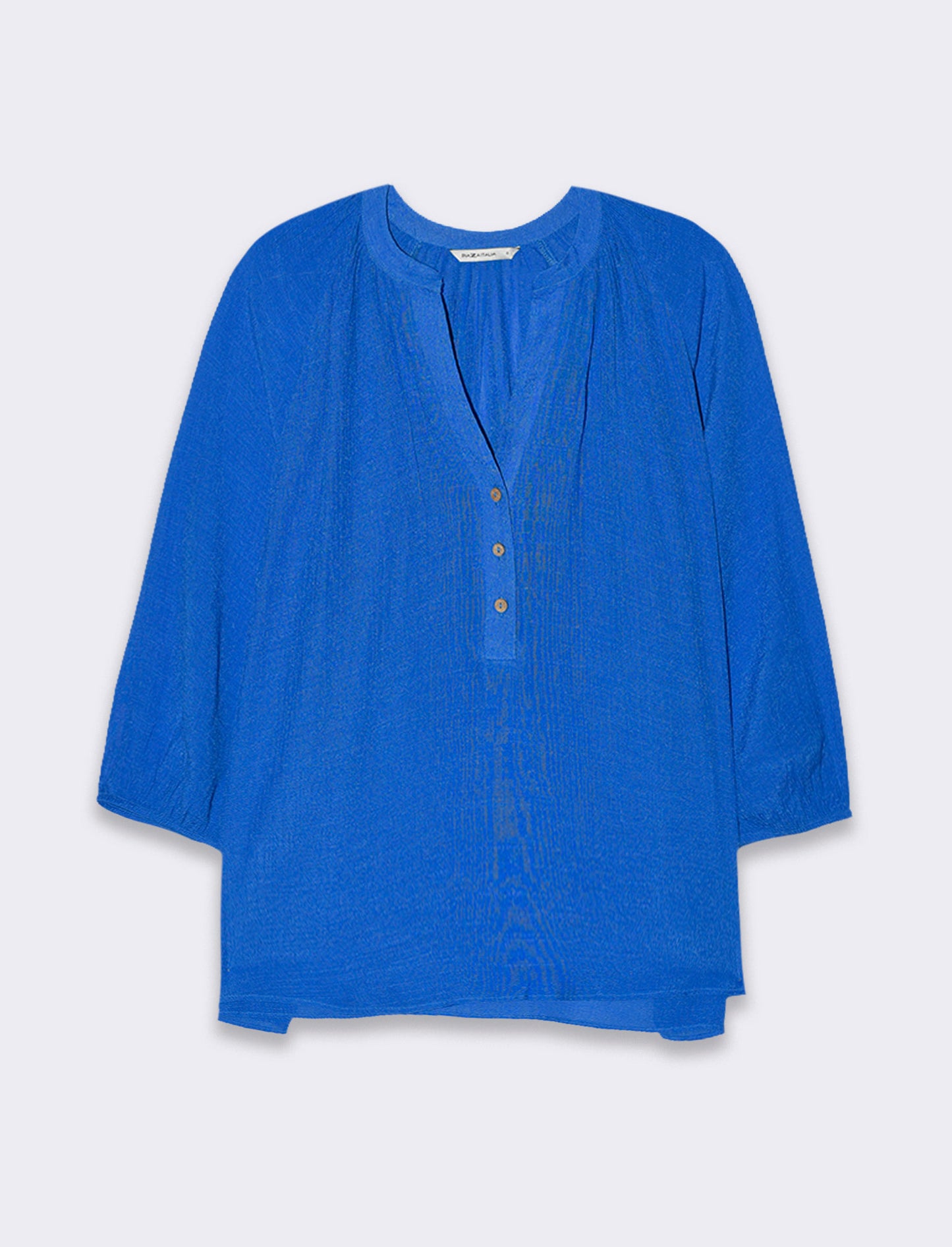 Woman's 3/4 sleeve cardigan - Sky blue