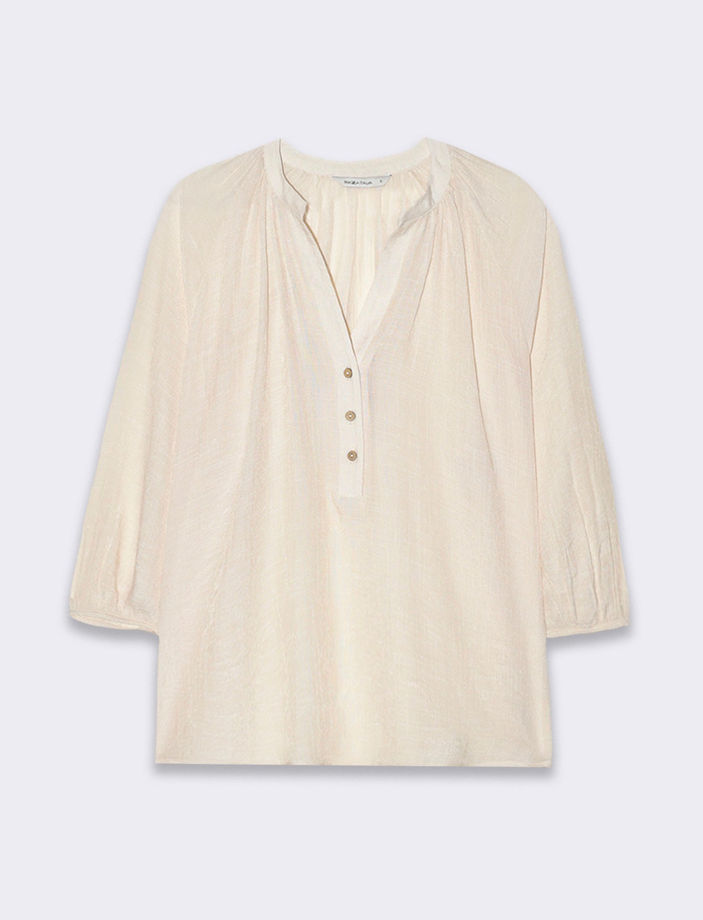 Casacca con manica a 3/4 da donna - Bianco panna