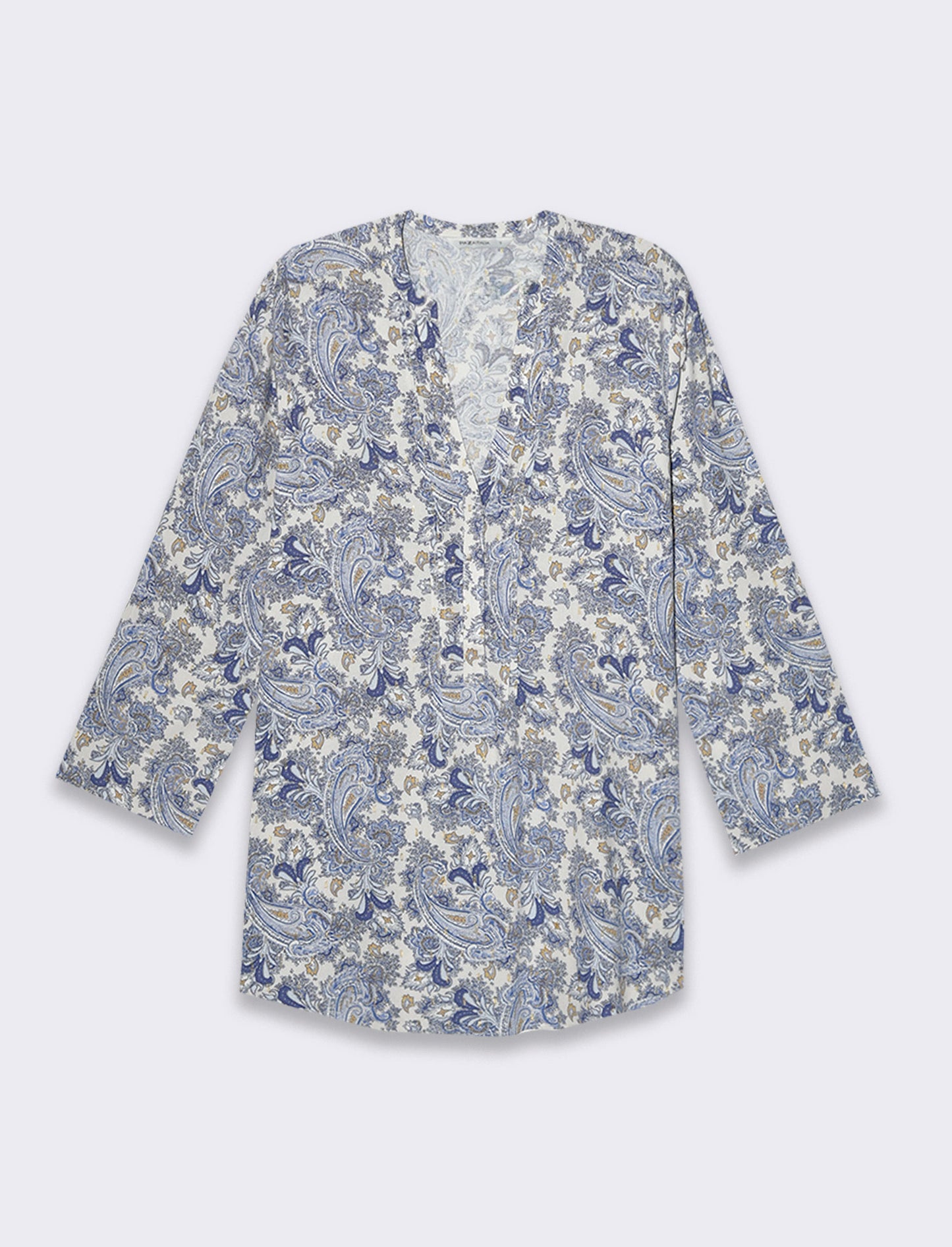 Woman's printed long sleeve cardigan - 