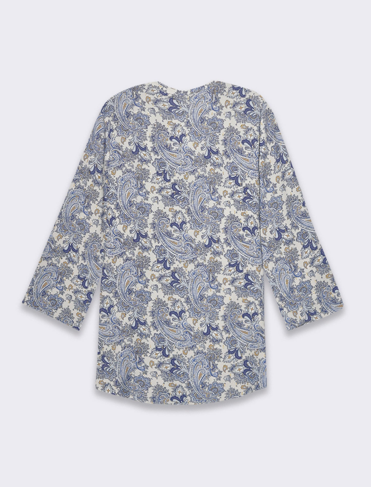 Woman's printed long sleeve cardigan - 