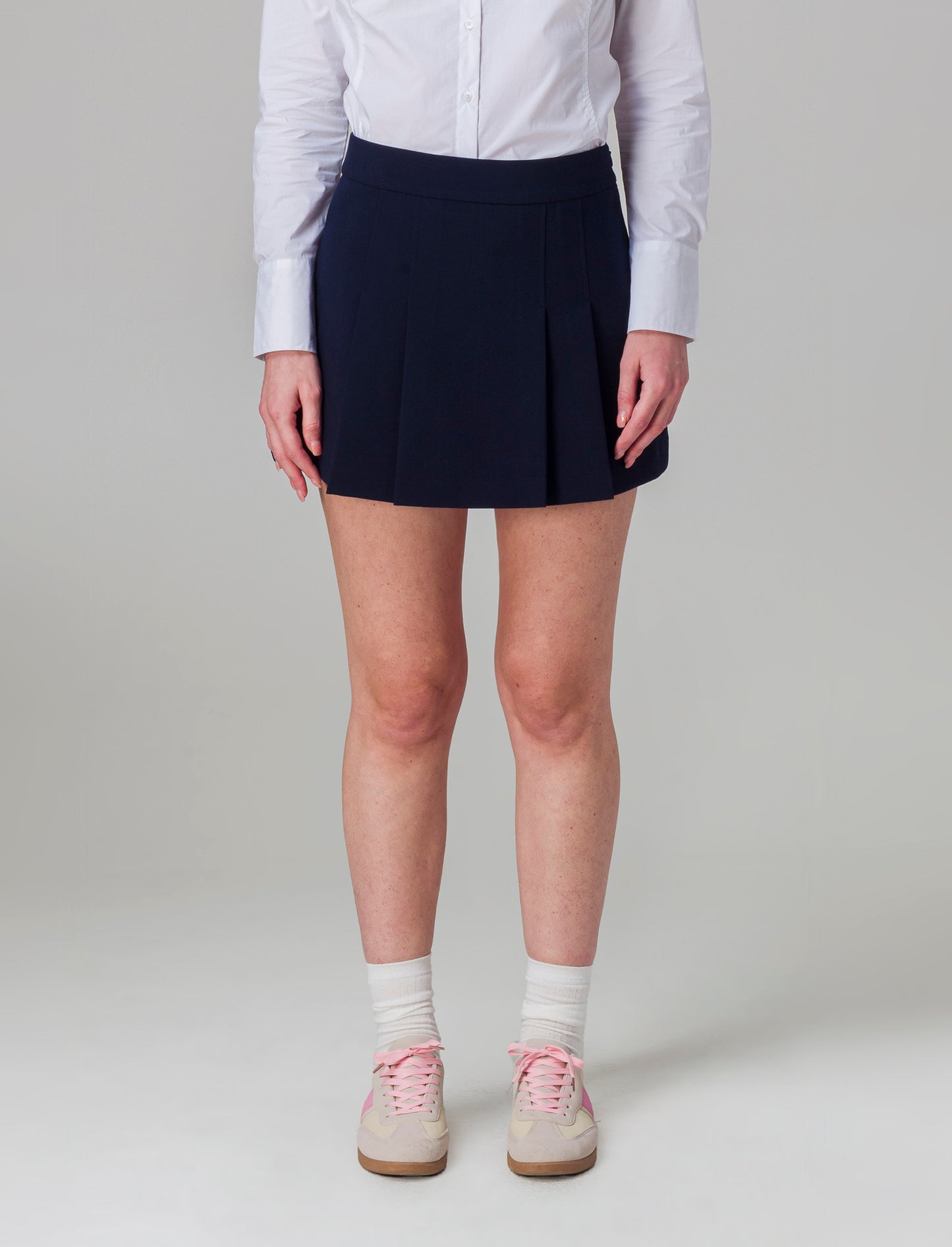 Gonna con pantaloncino da donna - Blu