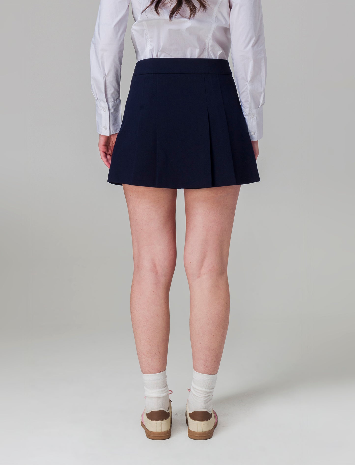 Gonna con pantaloncino da donna - Blu