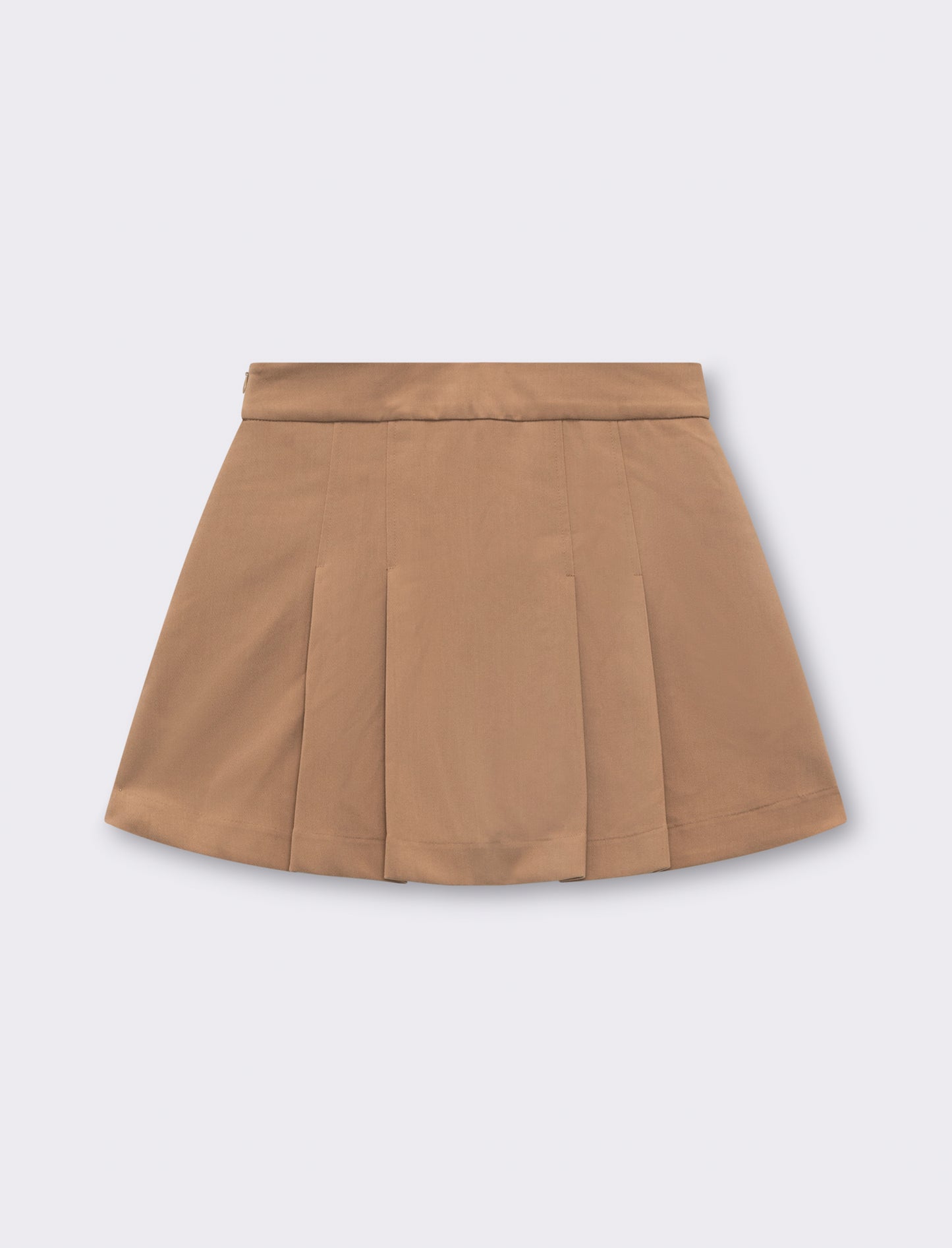 Gonna con pantaloncino da donna - Cammello
