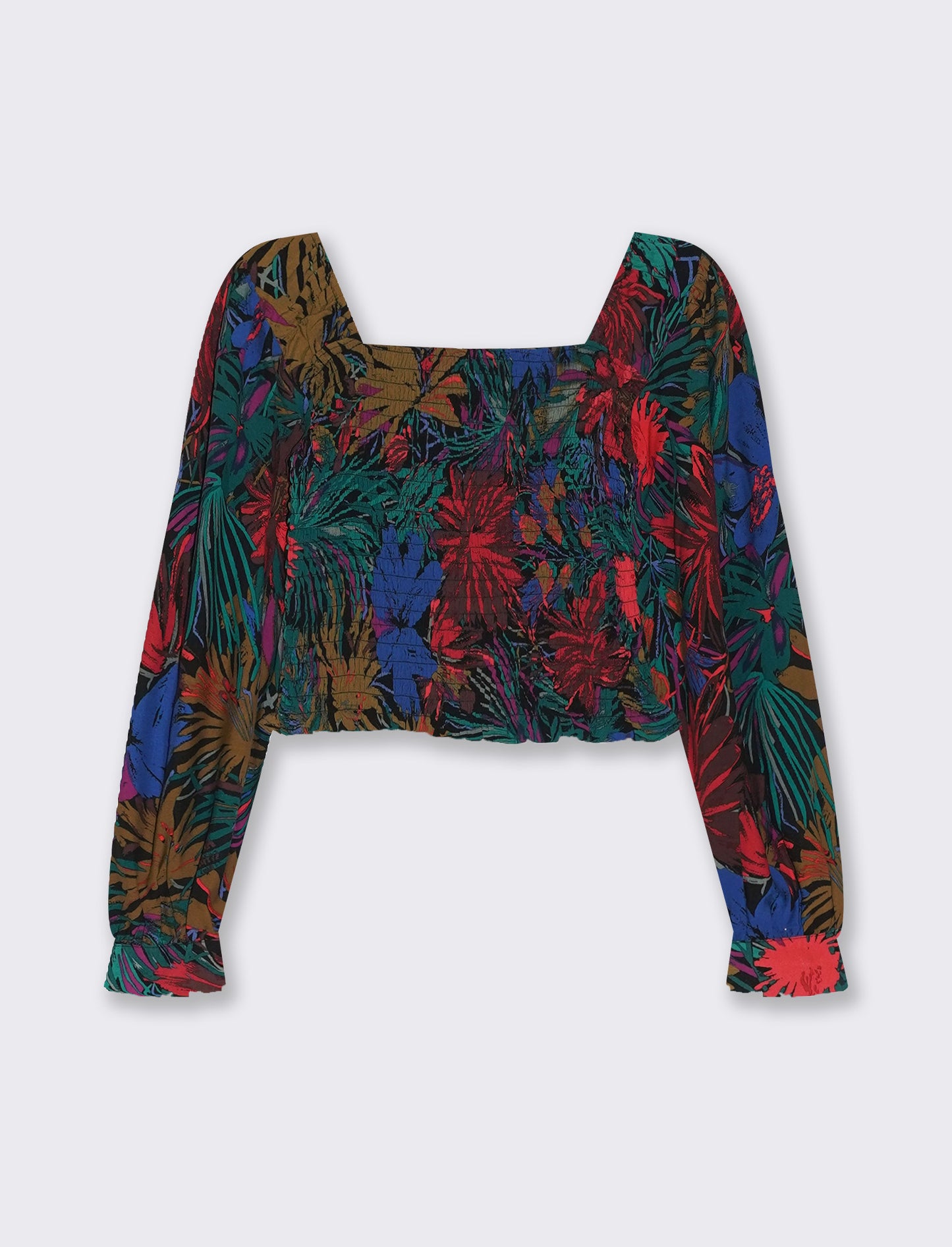 Woman's long sleeve ruffled blouse - 