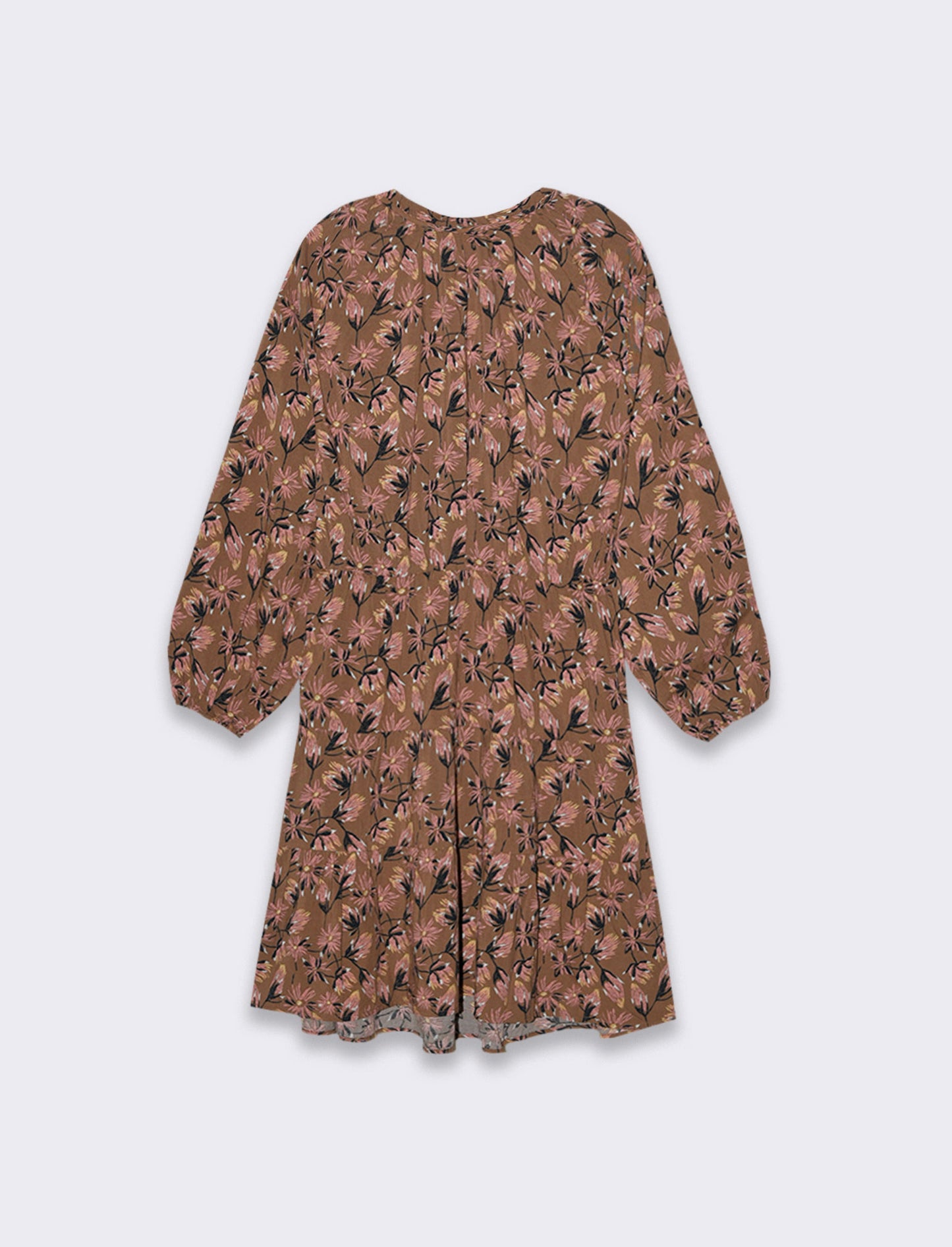 Vestito con collo alla coreana da donna - var 1