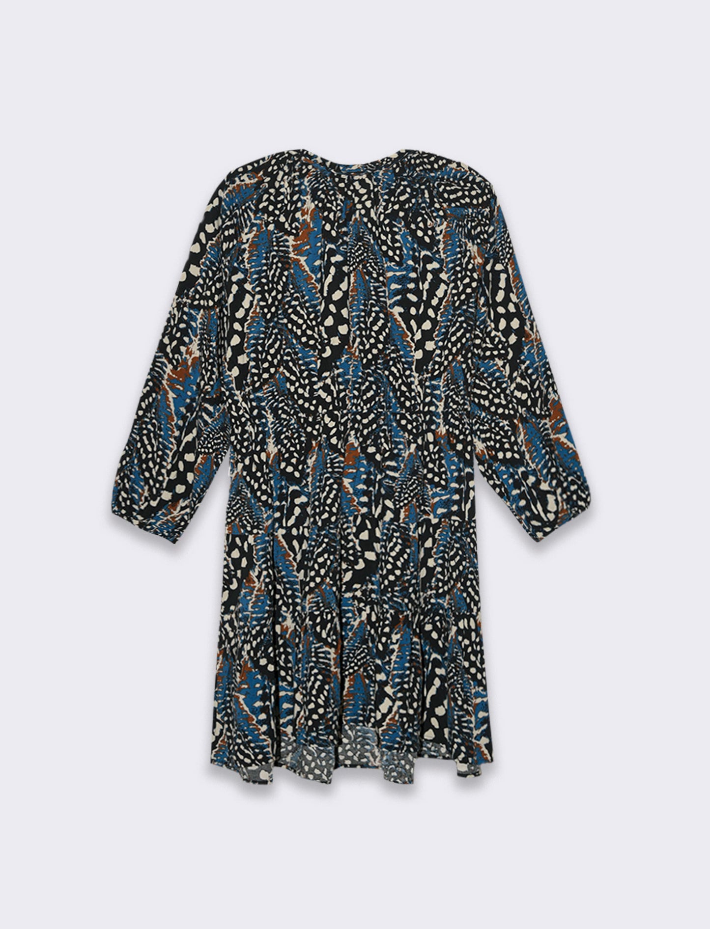 Vestito con collo alla coreana da donna - var 2