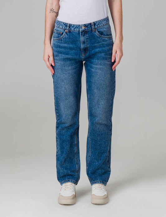 Jeans modello boyfriend da donna - Denim