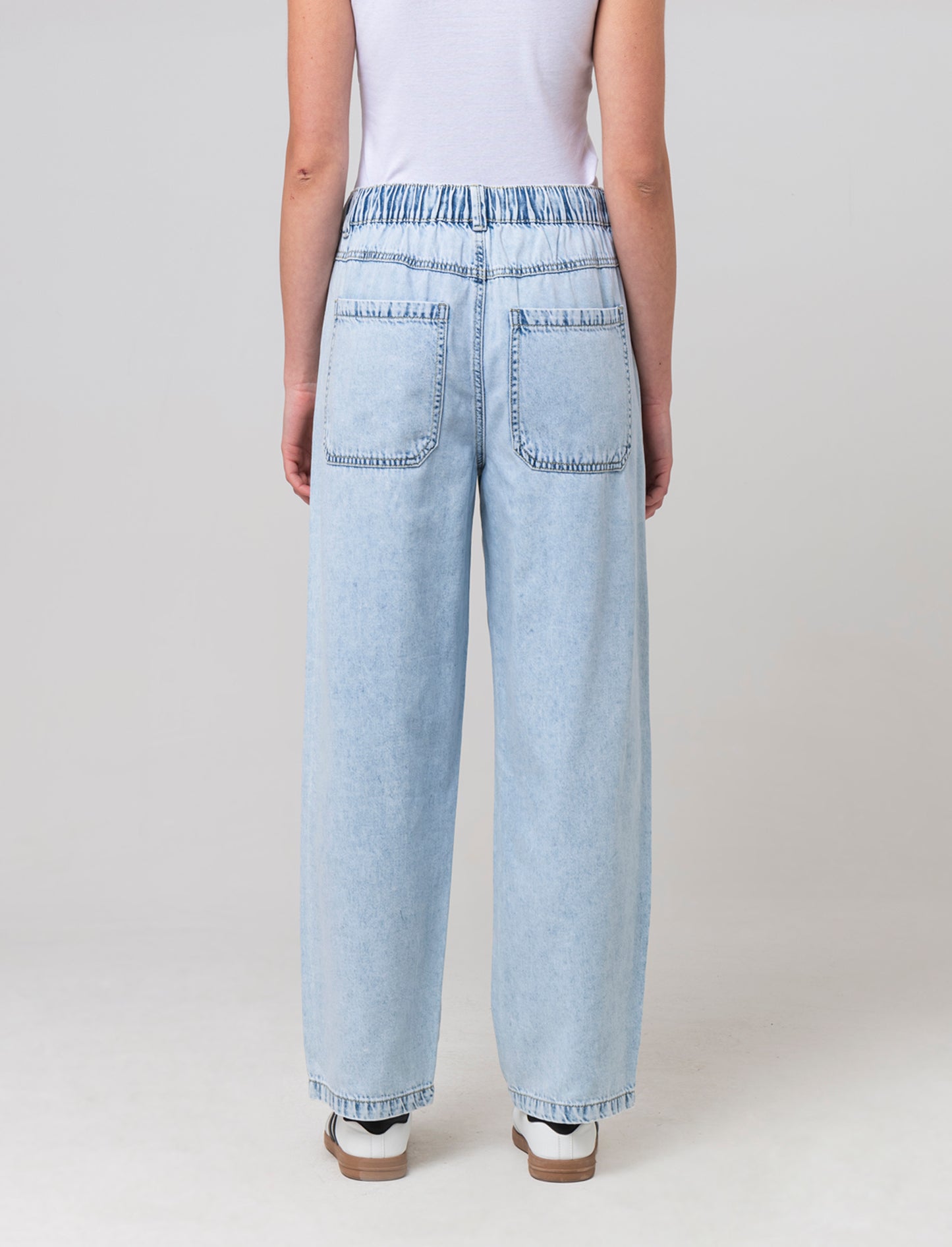 Jogger denim da donna - Denim chiaro