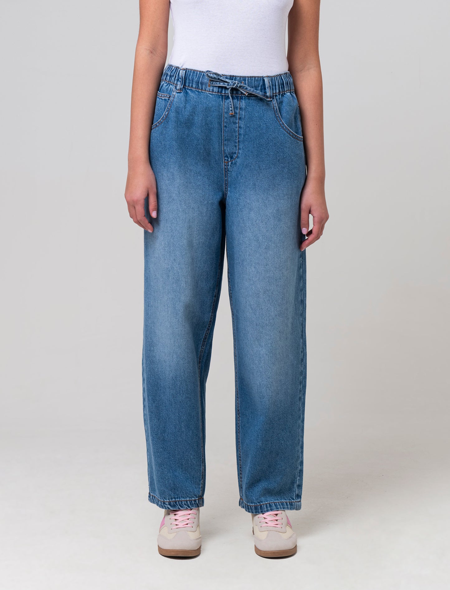 Jogger denim da donna - Denim