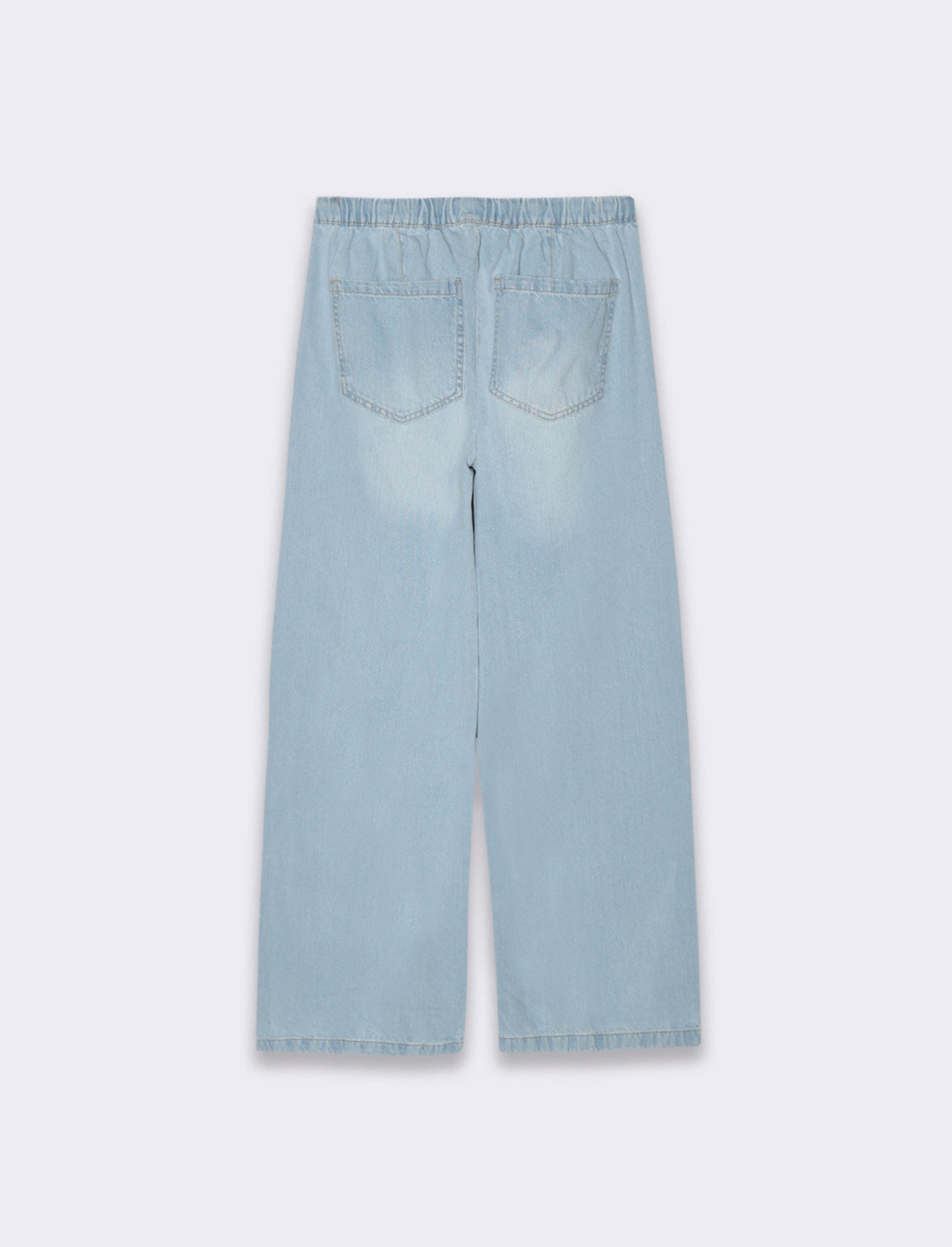 Jeans con coulisse da donna - Denim
