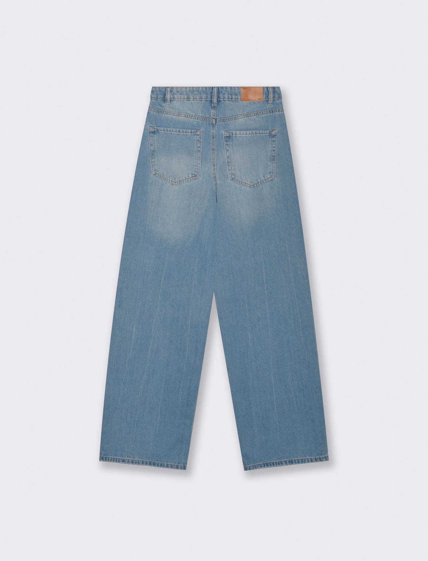 Jeans a gamba larga da donna - Denim