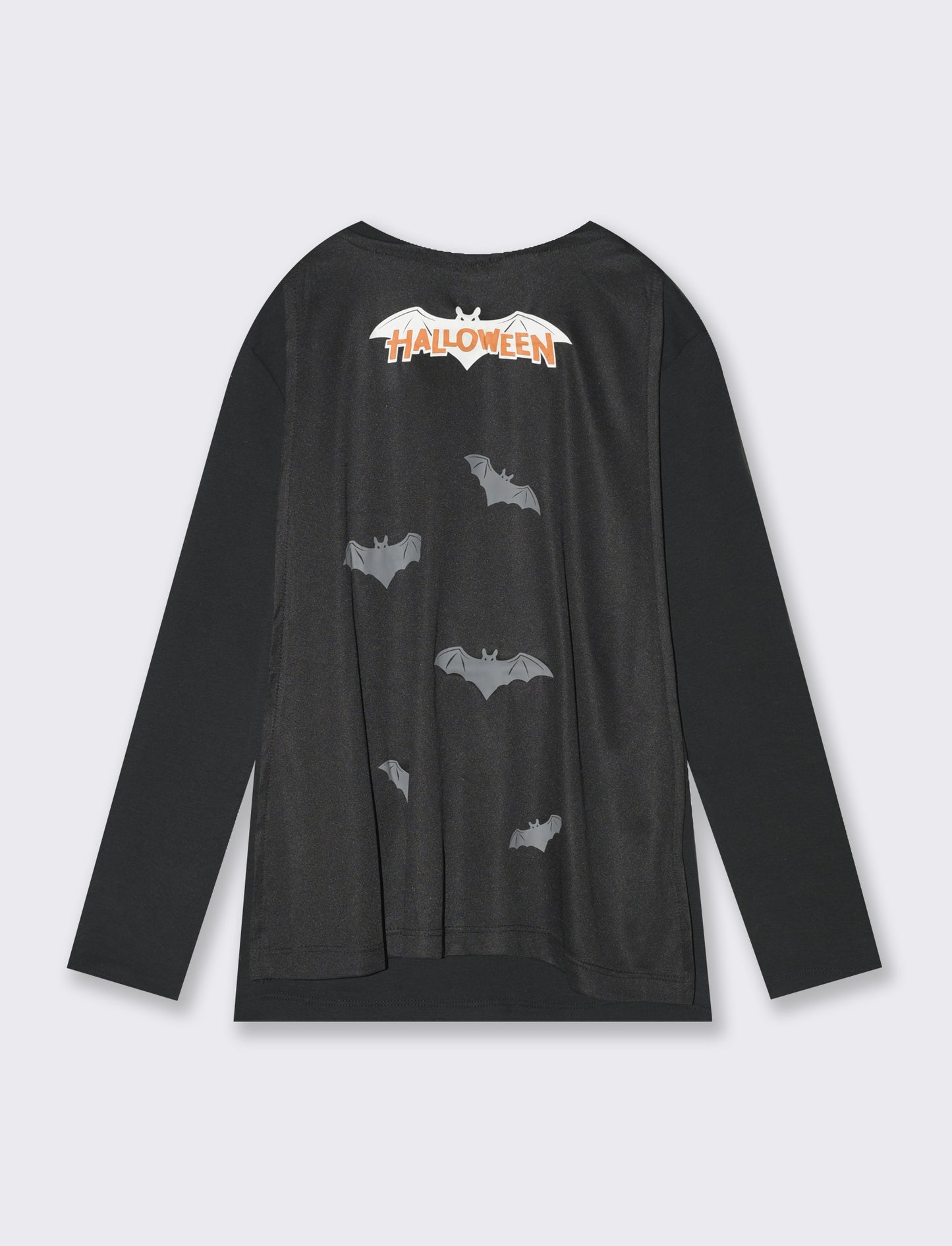 T-shirt halloween con mantello da bambino - Nero