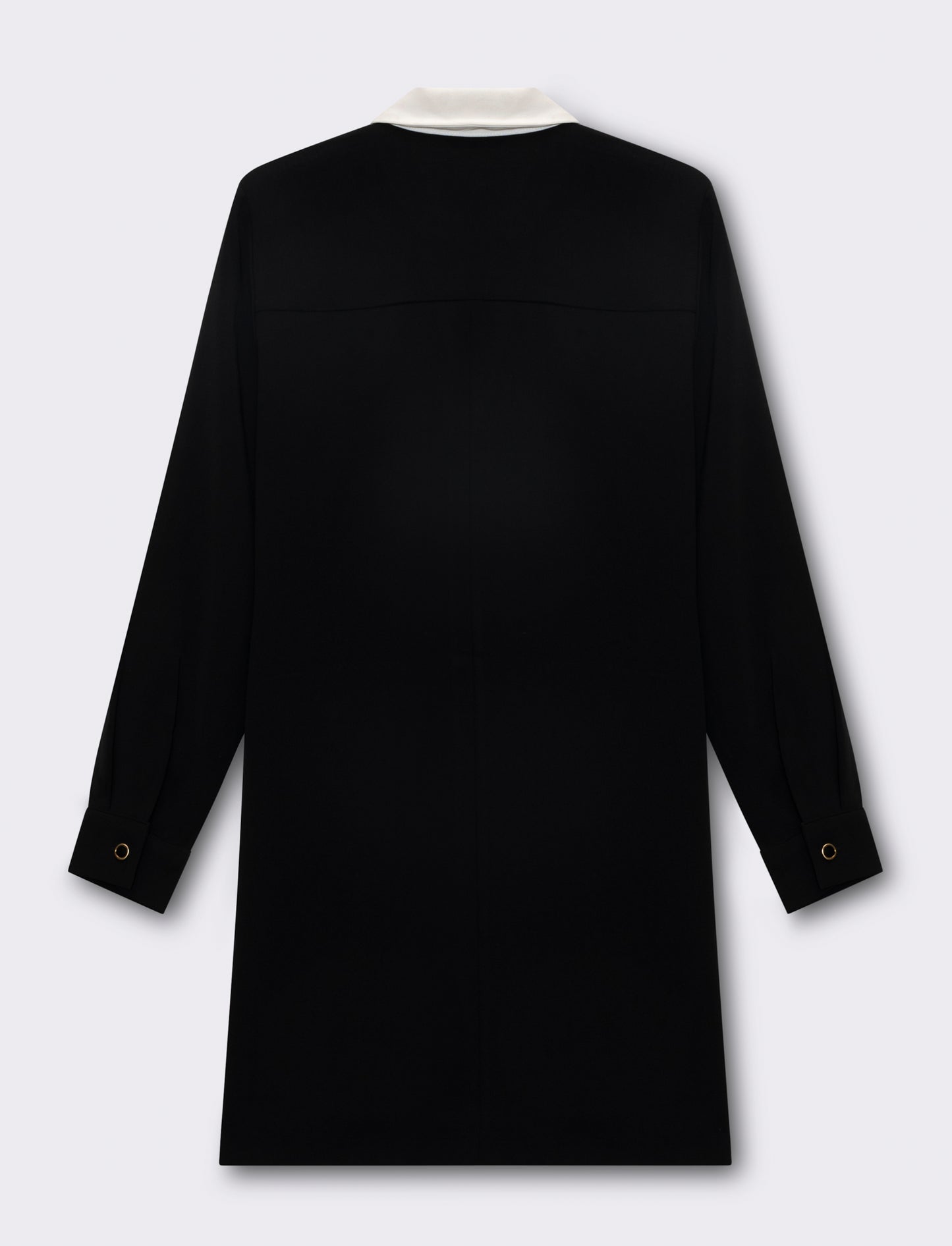 Vestito chemisier corto da donna - Nero