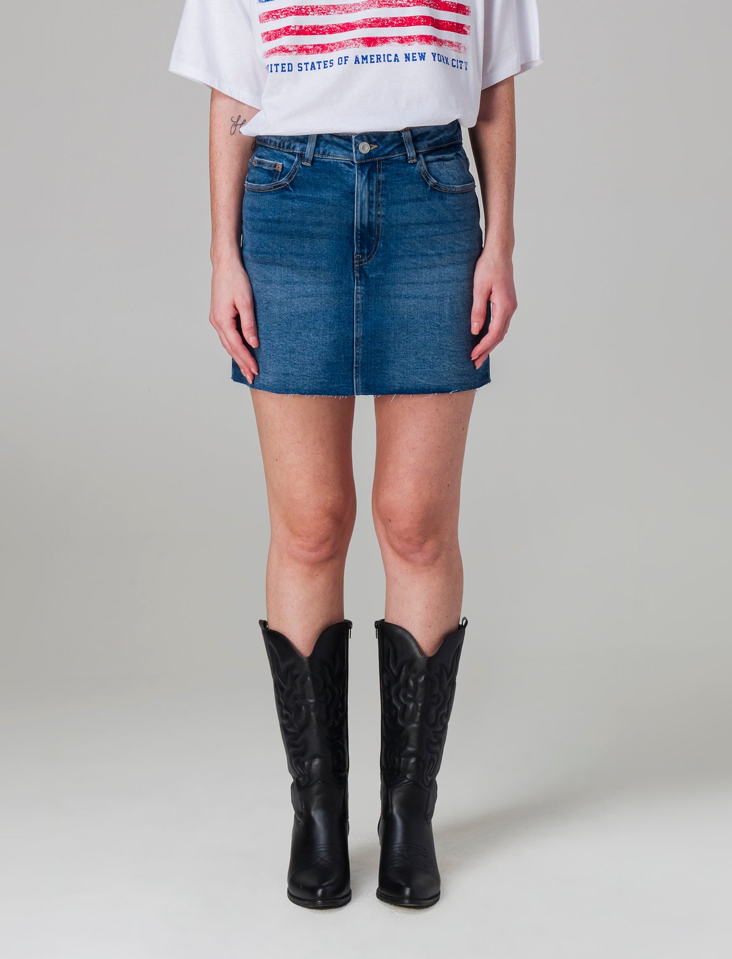 Gonna corta in denim da donna - Denim