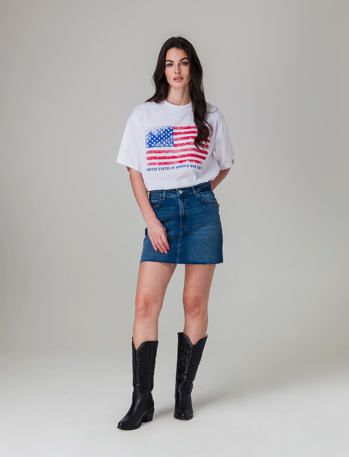 Gonna corta in denim da donna - Denim