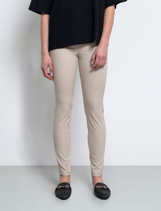 Legging in bengalina da donna - Beige
