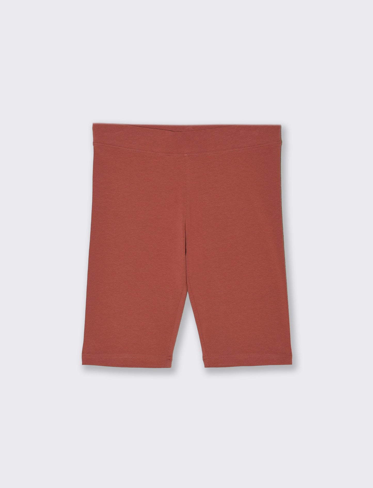 Woman's basic short leggings for everyday wear - Brown