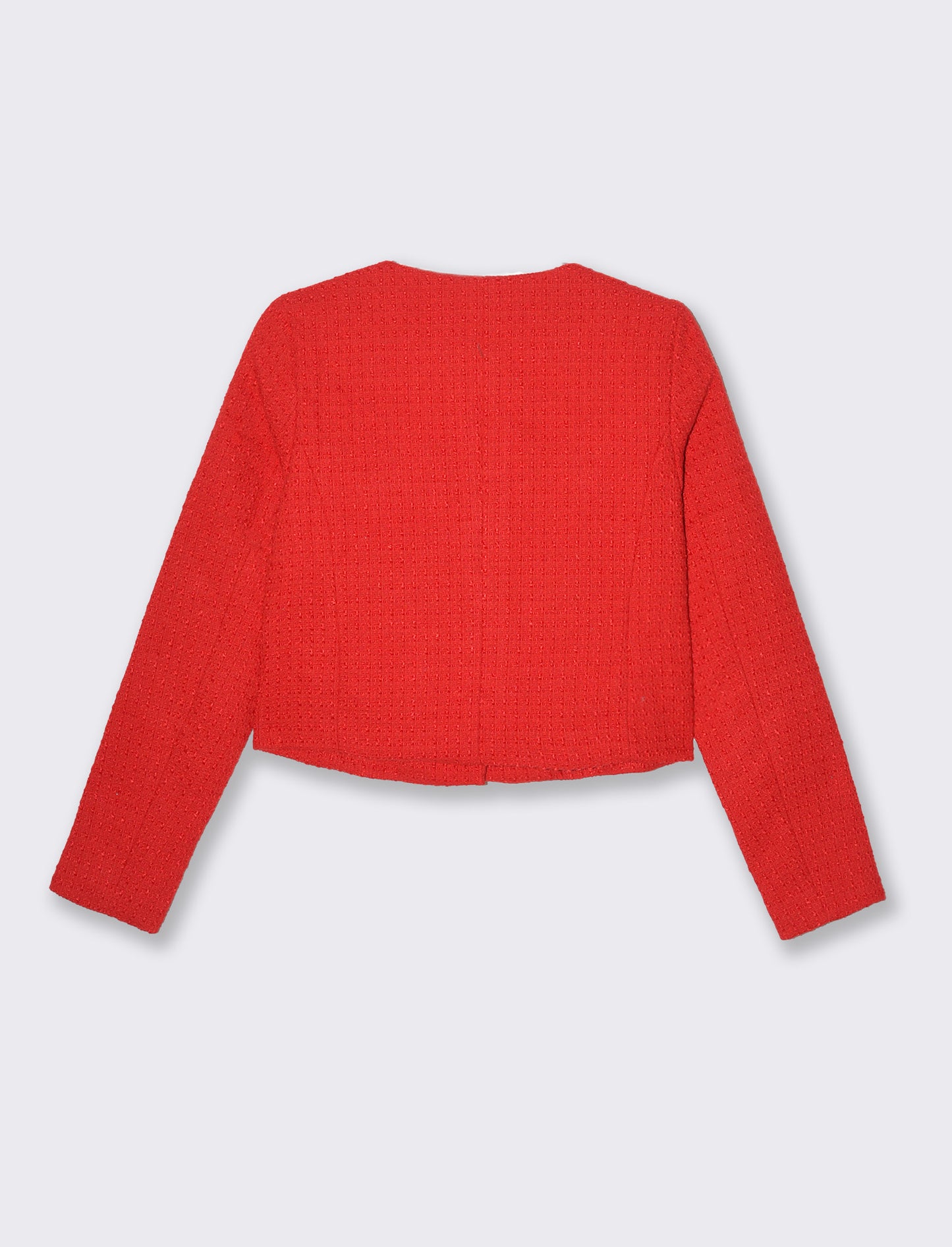 Giacca con bottoni gioiello da donna - Rosso